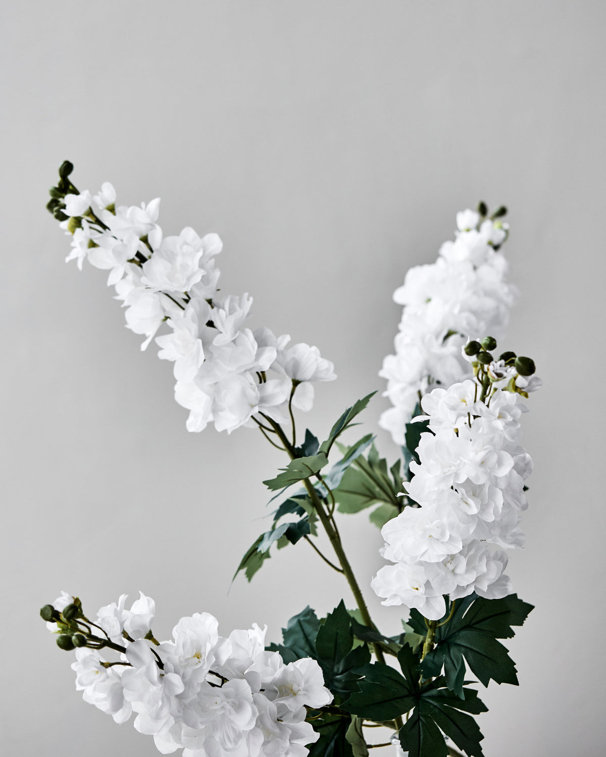 Artificial flower, HDDelphinium, Weiß in White präsentiert im Onlineshop von KAQTU Design AG. Kunstblume ist von House Doctor