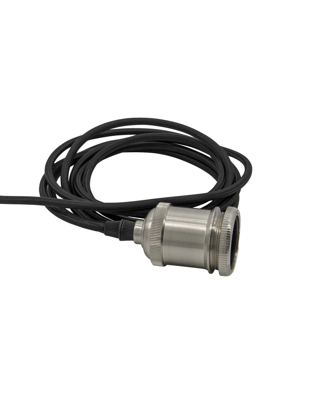 E27 Sockel, HDFly, Silber-Finish in Silberfarben präsentiert im Onlineshop von KAQTU Design AG. Kabel / Lampenfassung ist von House Doctor