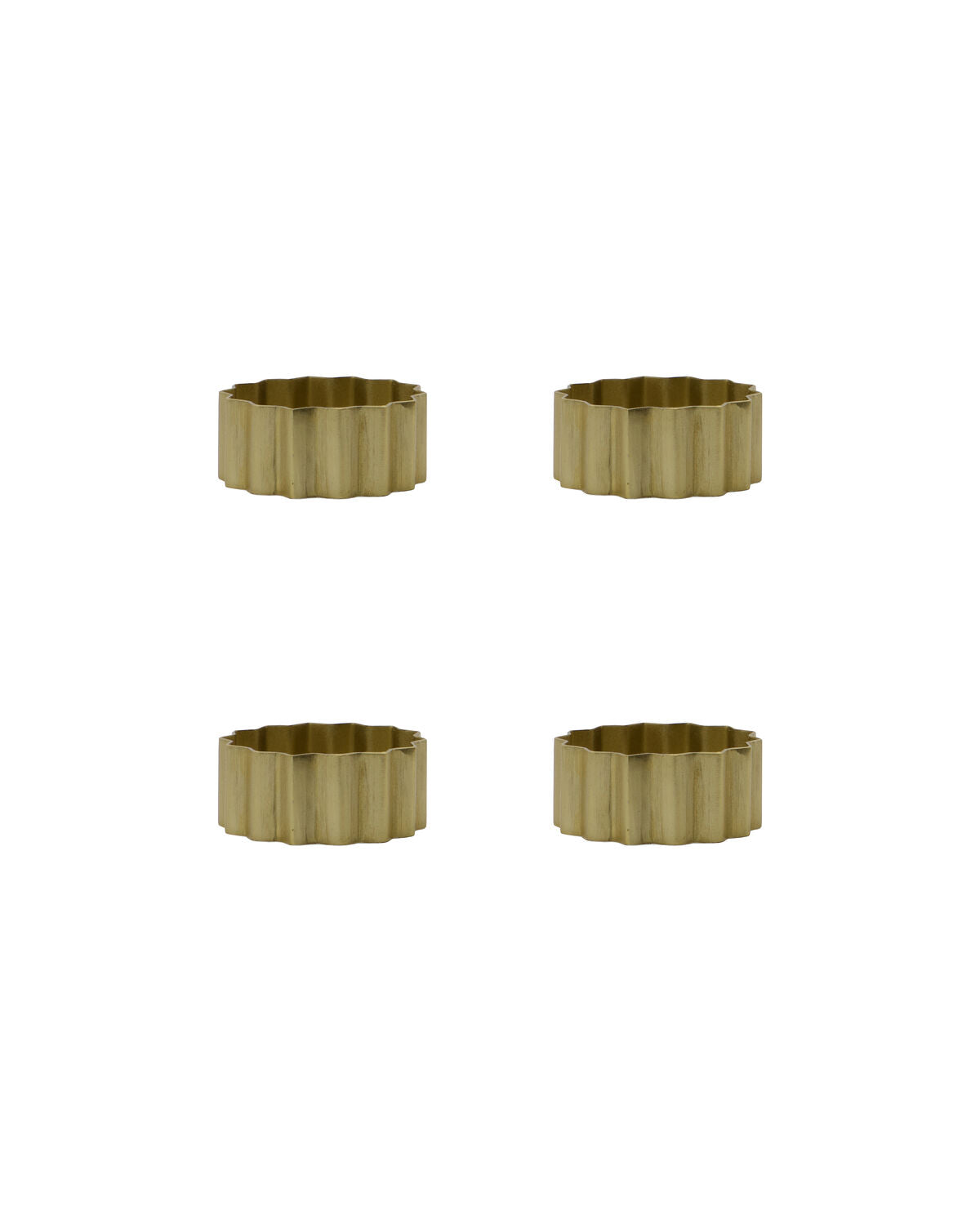 Serviettenringe, HDNello, Goldfarbene Optik in Gold finish präsentiert im Onlineshop von KAQTU Design AG. Serviettenhalter ist von House Doctor