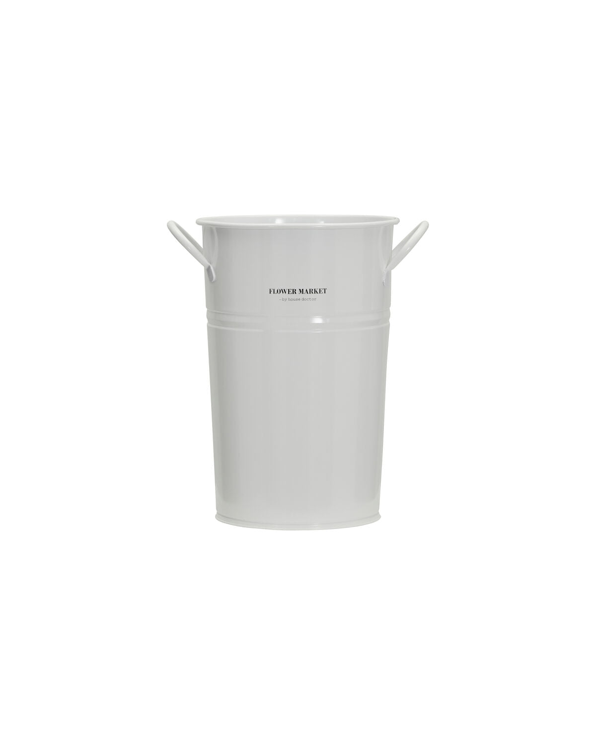 Eleganter Blumentopf in reinem Weiß von House Doctor, ideal für die kreative Gestaltung von Pflanzenarrangements in jedem Wohnraum.