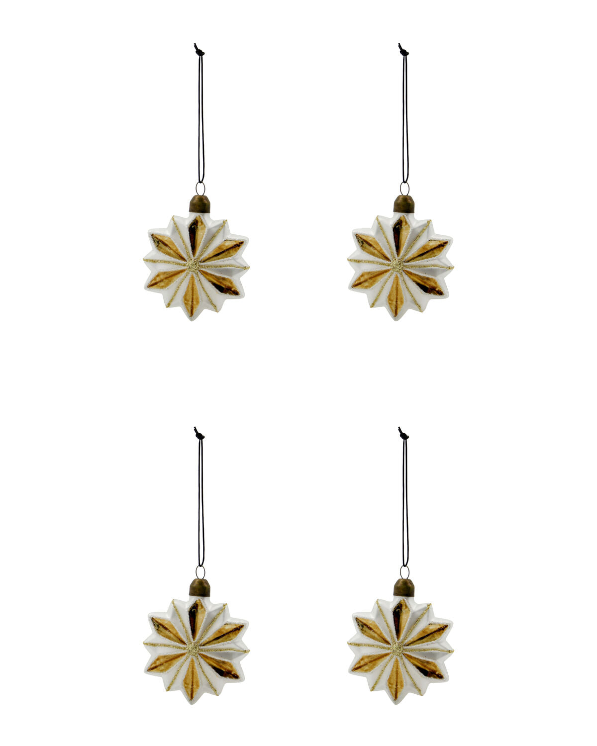 Weihnachtsschmuck, HDStella, Gold, Weiß in Gold präsentiert im Onlineshop von KAQTU Design AG. Weihnachtszubehör ist von House Doctor