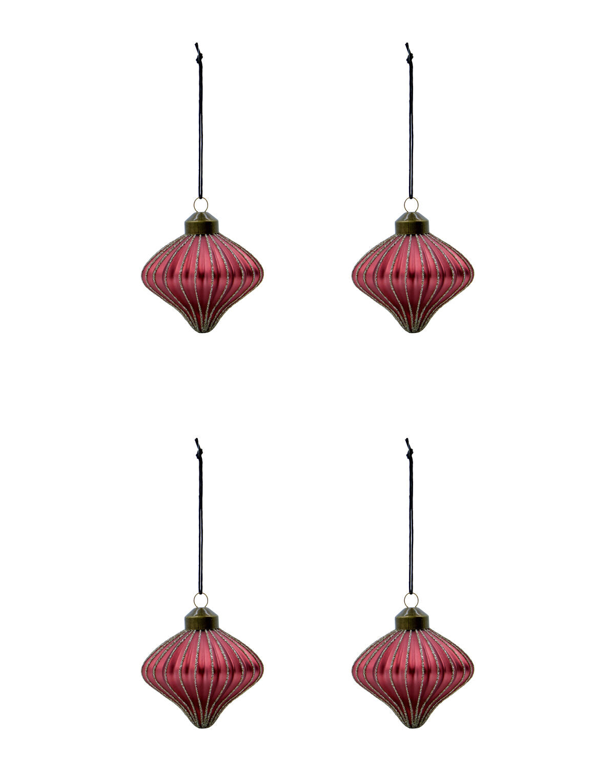 Weihnachtsschmuck, HDSpin, Staubrot in Dusty red präsentiert im Onlineshop von KAQTU Design AG. Weihnachtszubehör ist von House Doctor