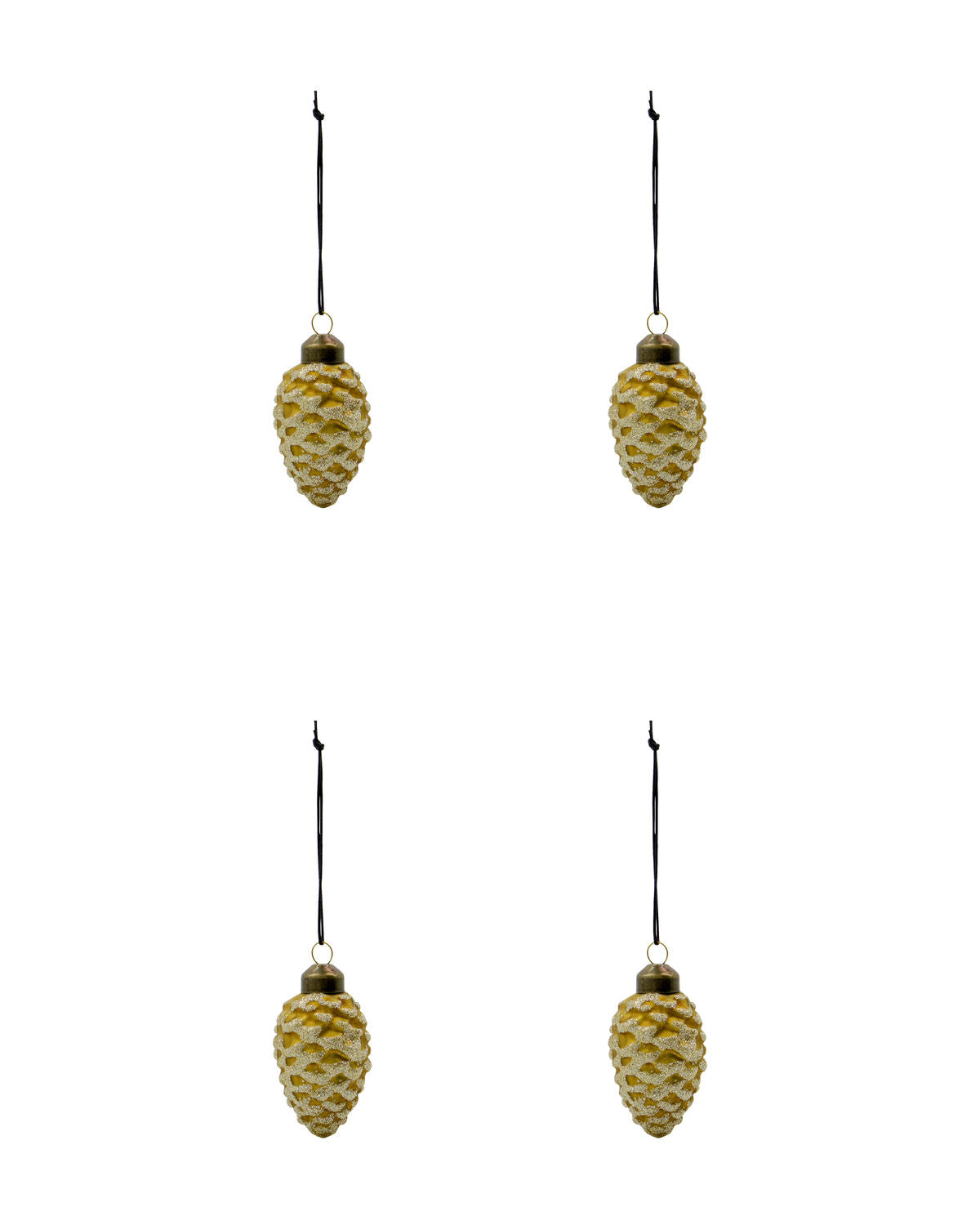 Weihnachtsschmuck, HDCone, Gold in Gold präsentiert im Onlineshop von KAQTU Design AG. Weihnachtszubehör ist von House Doctor