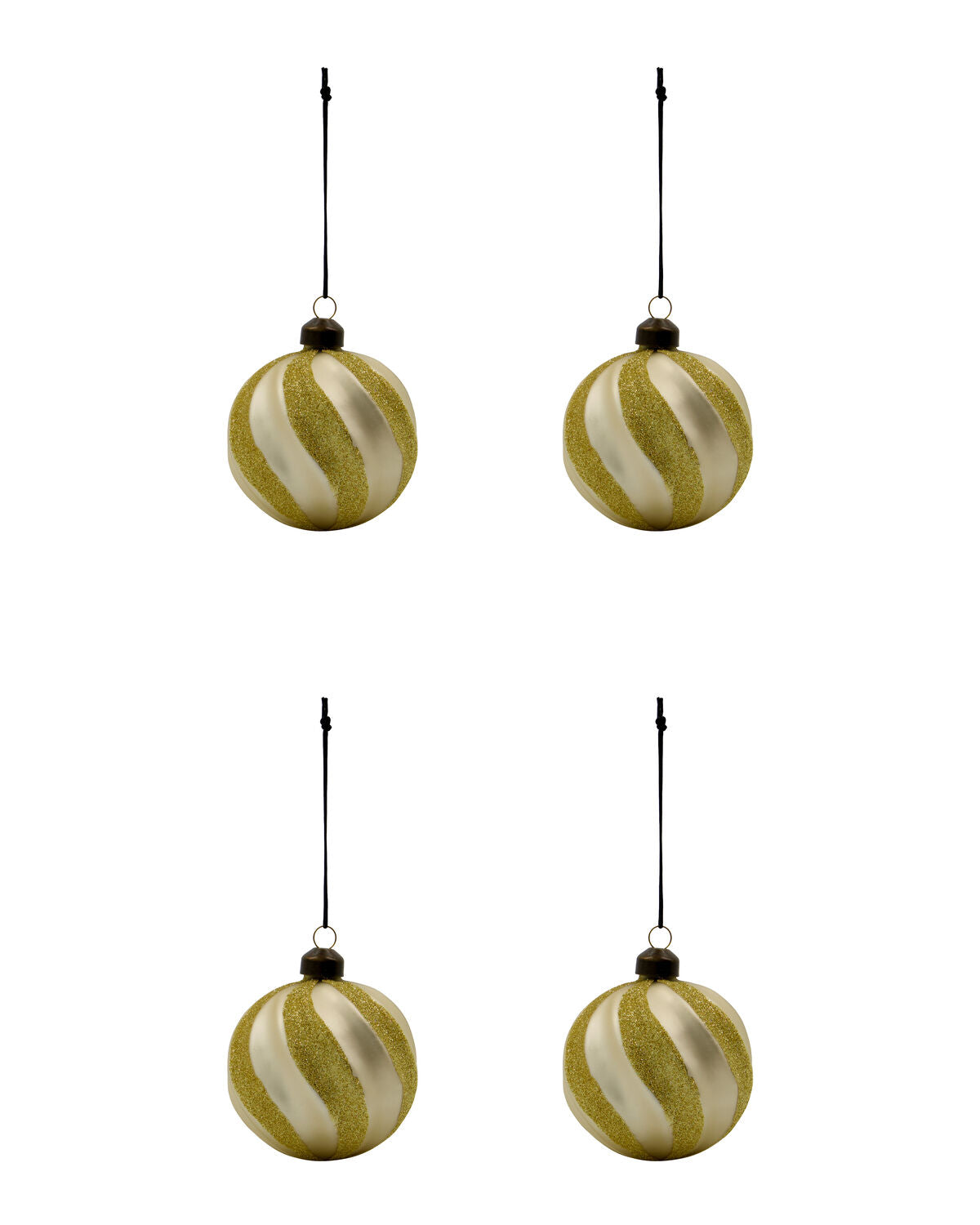 Weihnachtsschmuck, HDSwirl, Champagner in Champagne präsentiert im Onlineshop von KAQTU Design AG. Weihnachtszubehör ist von House Doctor