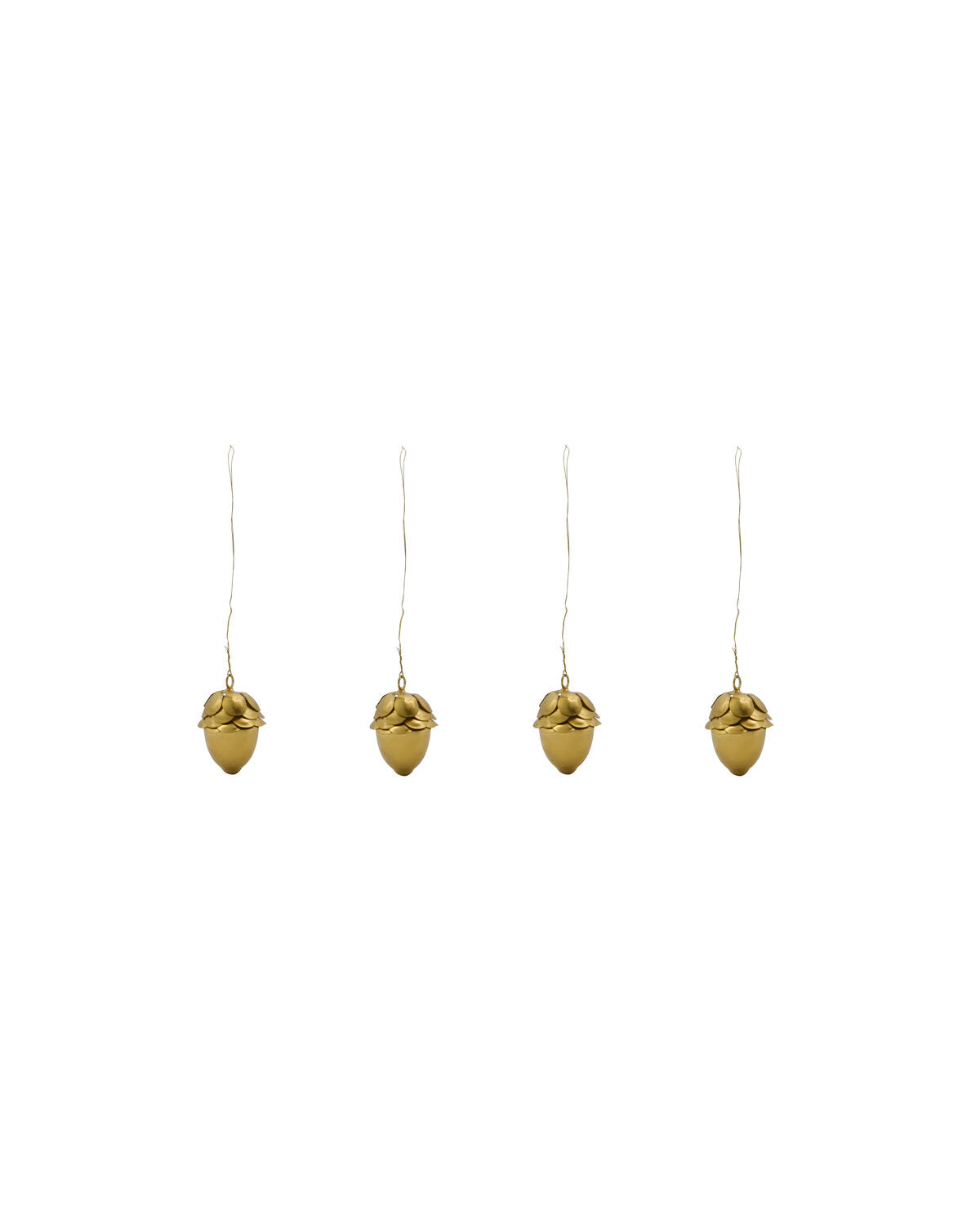 Weihnachtsschmuck, HDAcorn, Gold in Gold präsentiert im Onlineshop von KAQTU Design AG. Weihnachtszubehör ist von House Doctor