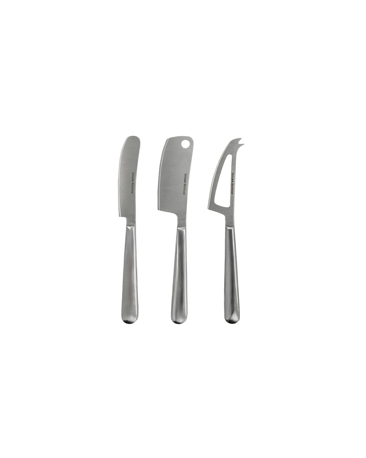 Käsemesser, HDCheese, Silber in Silver präsentiert im Onlineshop von KAQTU Design AG. Besteckset ist von House Doctor