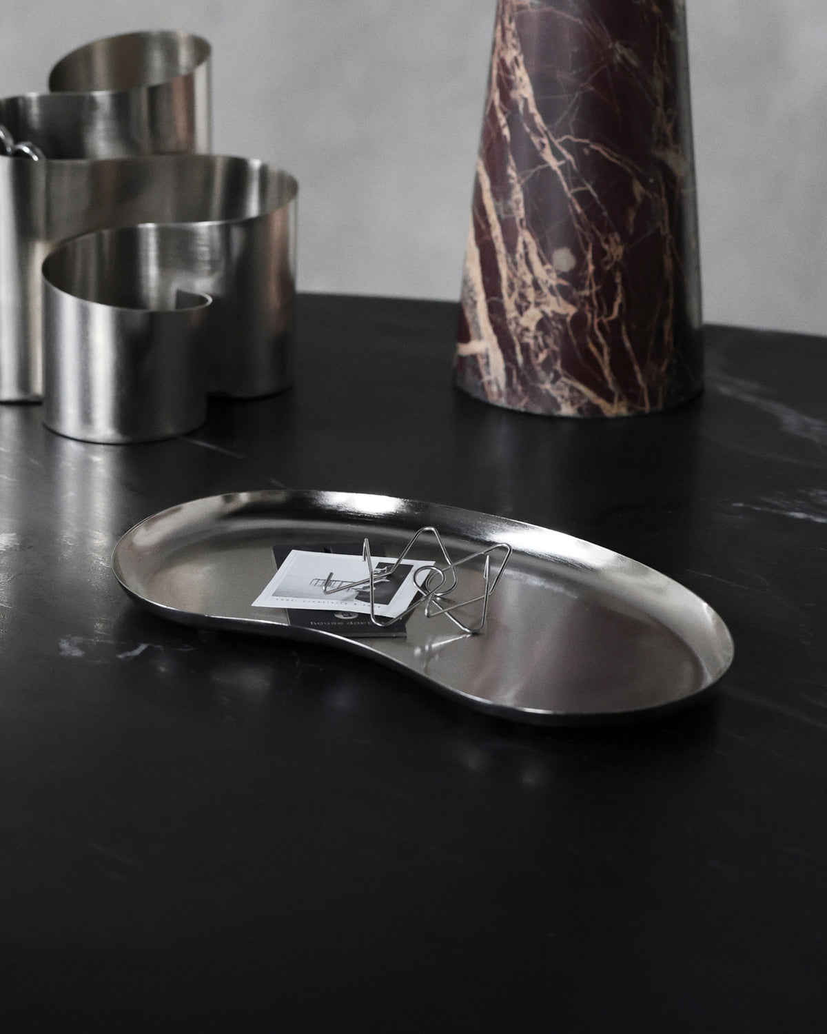 Tablett, HDOsea, Silber-Finish in Silver finish präsentiert im Onlineshop von KAQTU Design AG. Tablett ist von House Doctor