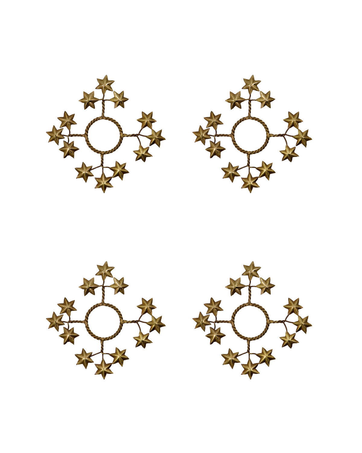 Kerzenring, HDStar, Gold in Golden präsentiert im Onlineshop von KAQTU Design AG. Weihnachtszubehör ist von House Doctor