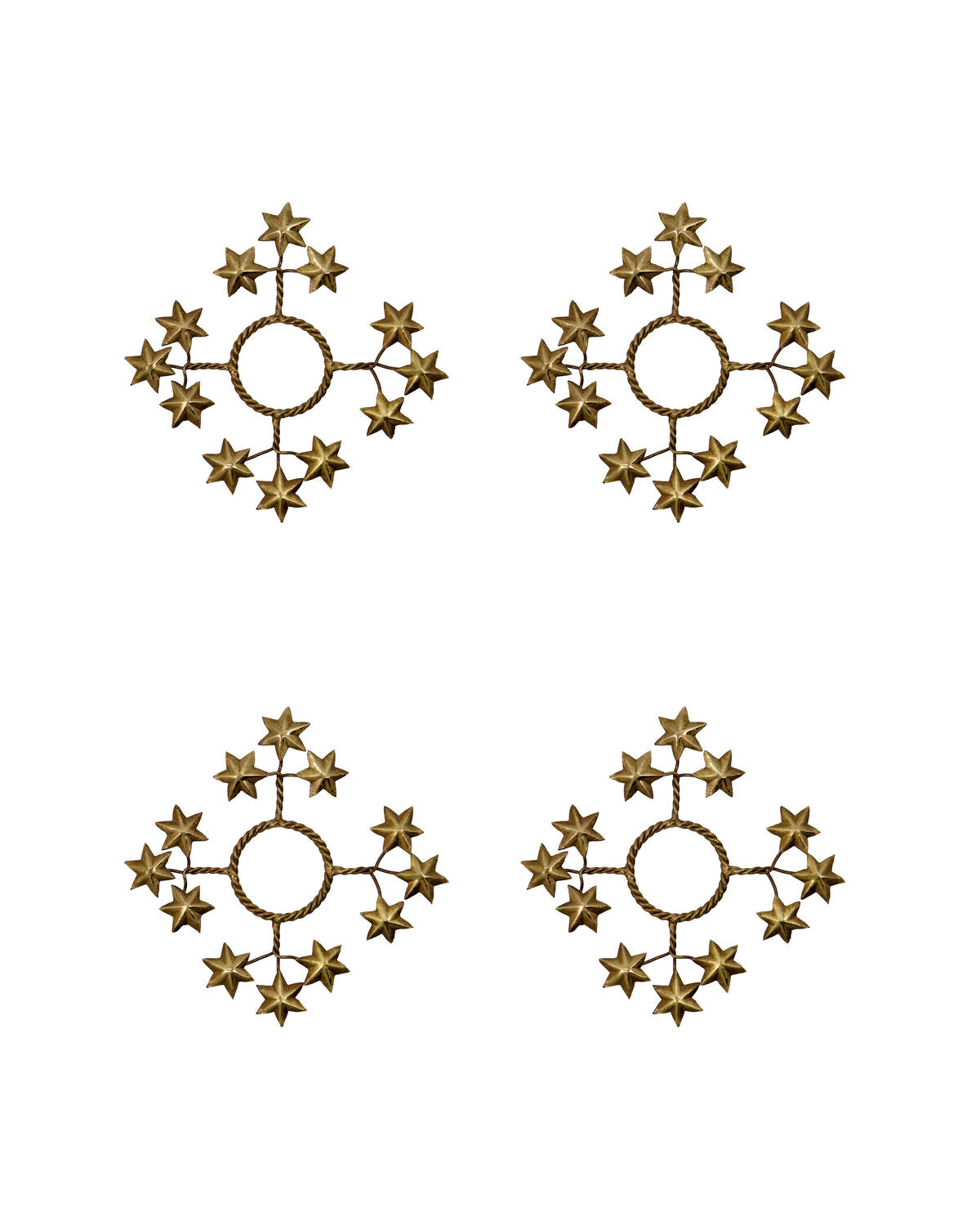 Kerzenring, HDStar, Gold in Golden präsentiert im Onlineshop von KAQTU Design AG. Weihnachtszubehör ist von House Doctor