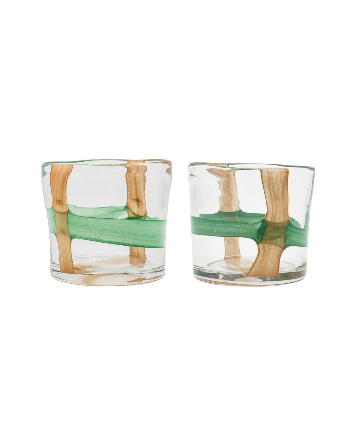 Teelichthalter, HDHollis, Klar, Beryllgrün, Dunkles Pulver in Clear präsentiert im Onlineshop von KAQTU Design AG. Kerzenständer ist von House Doctor