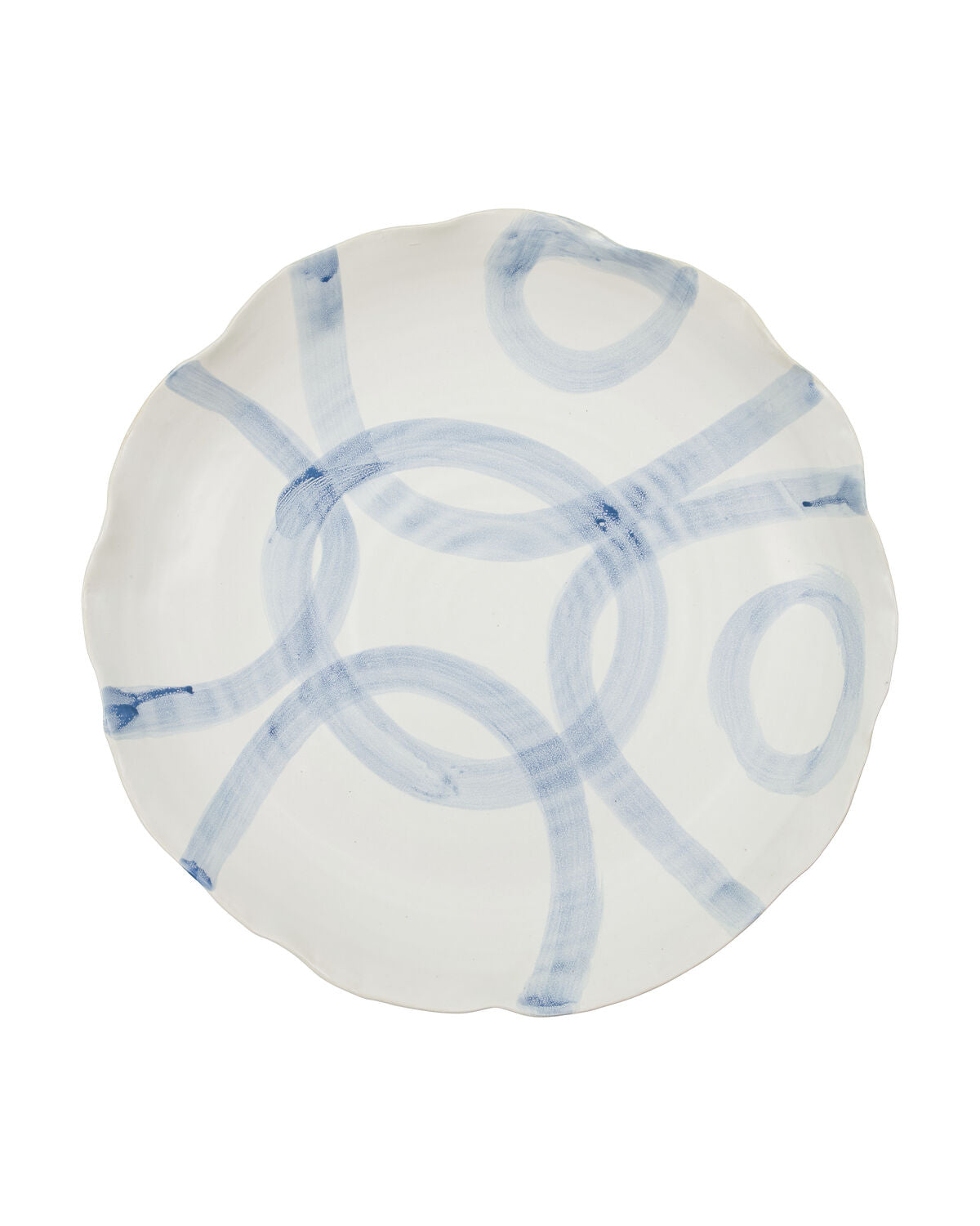 Tablett, HDIsa, Weiß, Hellblau in White präsentiert im Onlineshop von KAQTU Design AG. Aufbewahrungskorb ist von House Doctor