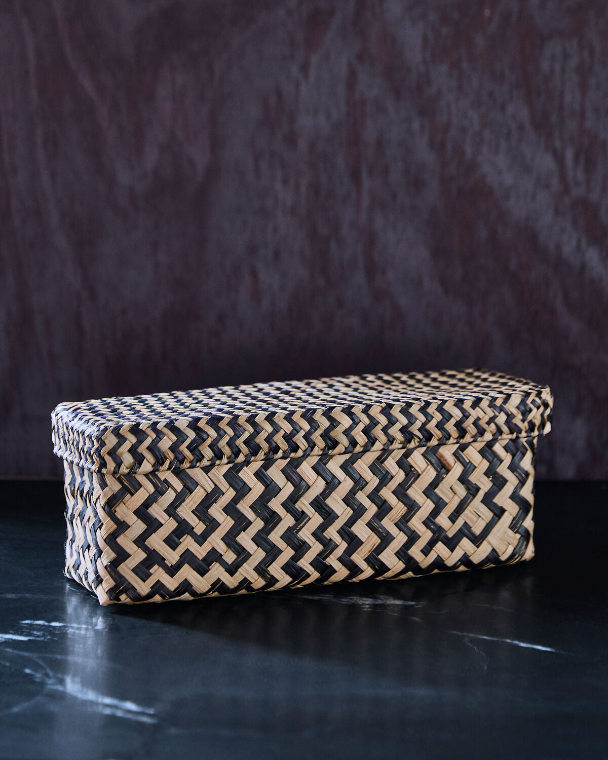 Aufbewahrungsschachteln, HDOllie, Schwarz, Natur in Black präsentiert im Onlineshop von KAQTU Design AG. Aufbewahrungsboxen ist von House Doctor