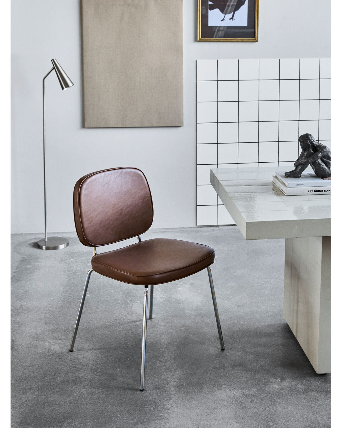 Stuhl, HDCarma, Kognak in Cognac präsentiert im Onlineshop von KAQTU Design AG. Stuhl ist von House Doctor