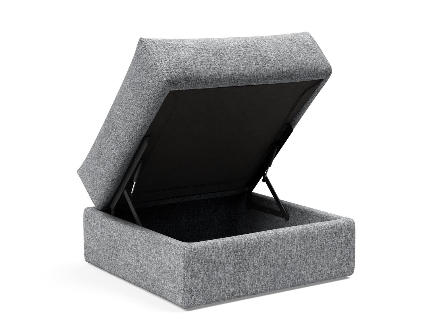 Cornila Ottoman von Innovation Living: Stilvolles Design, Komfort und integrierter Stauraum für vielseitige Wohnraumlösungen.