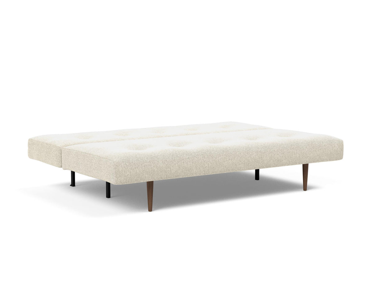 Recast Schlafsofa 140 Dunkel Styletto in 357 Taura Off White präsentiert im Onlineshop von KAQTU Design AG. Bettsofa ist von Innovation Living
