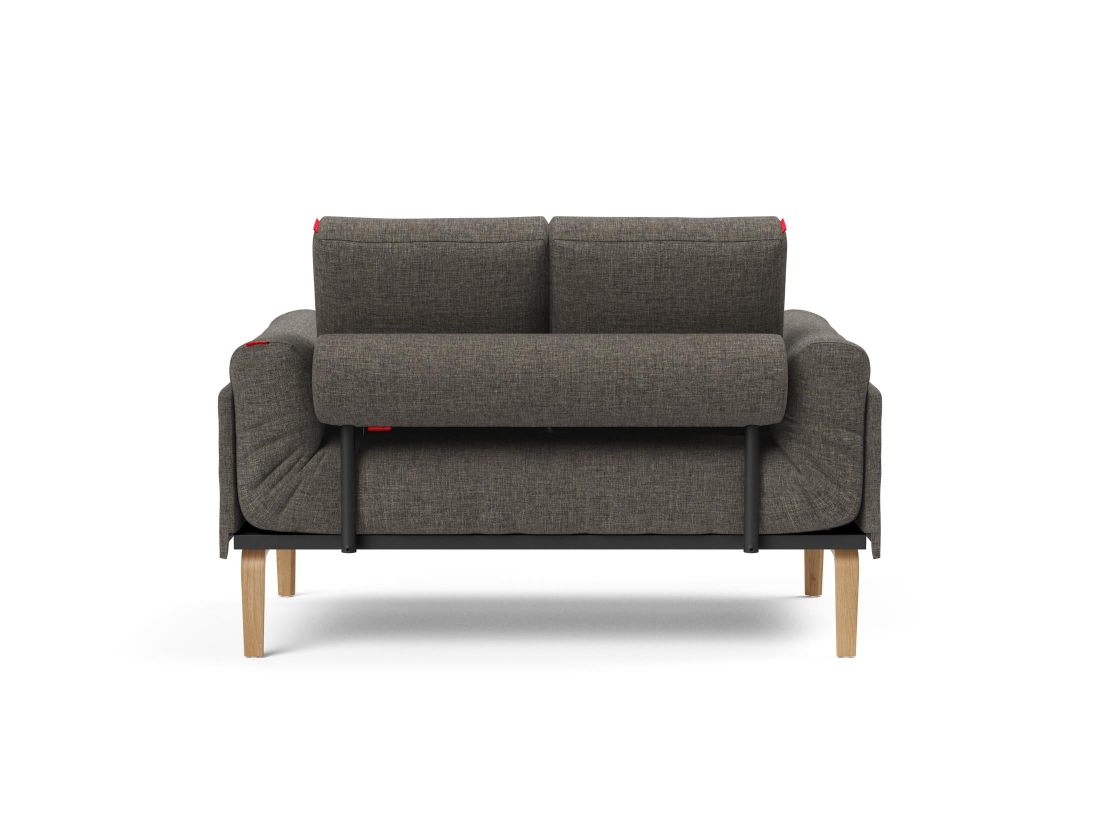 Erleben Sie das Rollo Bow Klappsofa 80 von Innovation Living – ein stilvolles Tagesbett, das Komfort und Funktionalität für kompakte Wohnräume vereint.