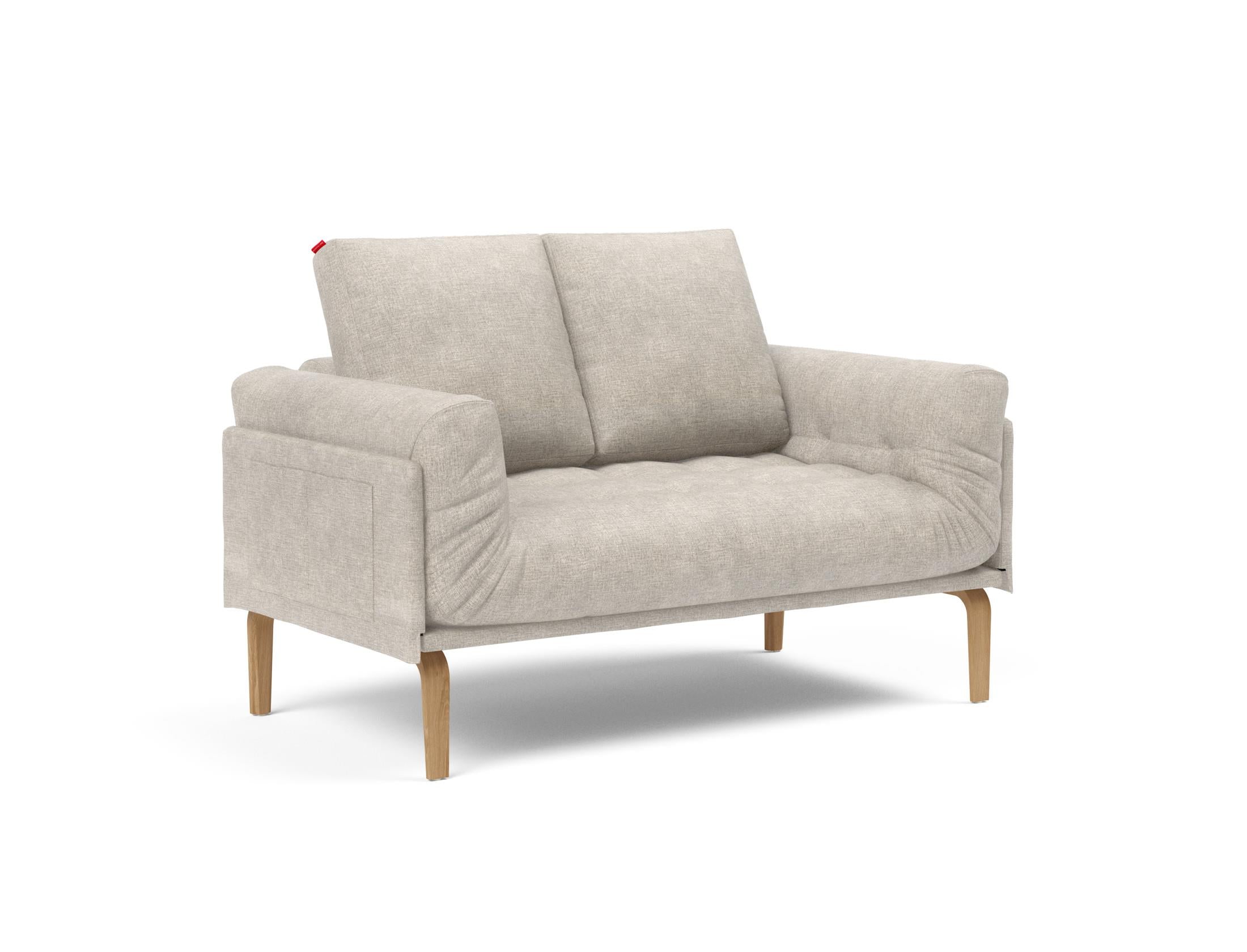 Erleben Sie das Rollo Bow Klappsofa 80 von Innovation Living – ein stilvolles Tagesbett, das Komfort und Funktionalität für kompakte Wohnräume vereint.