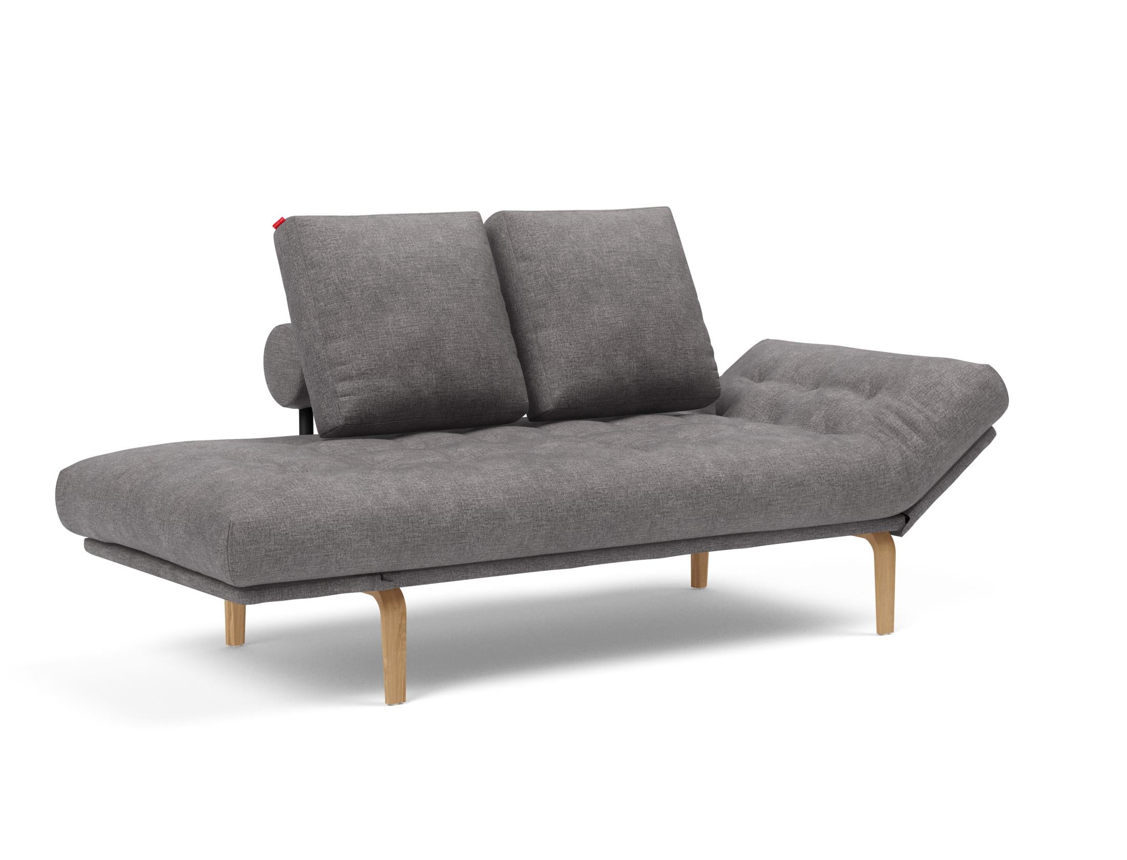 Erleben Sie das Rollo Bow Klappsofa 80 von Innovation Living – ein stilvolles, anpassbares Tagesbett, ideal für kompakte Wohnräume und Gäste.