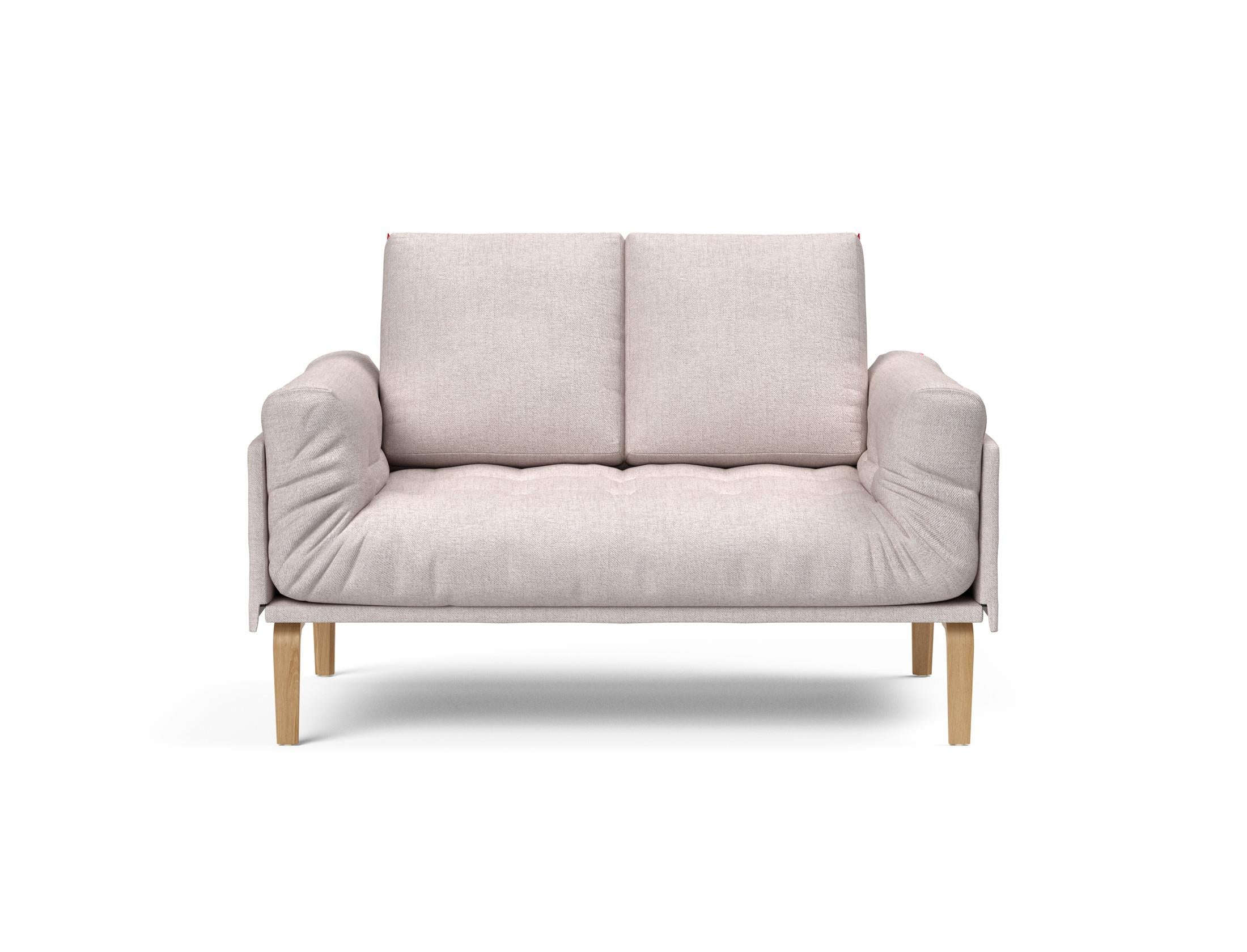 Entdecken Sie das Rollo Bow Klappsofa 80 von Innovation Living – ein flexibles Tagesbett mit hochwertiger Schaumstoffmatratze und modernem Design für kleine Räume.