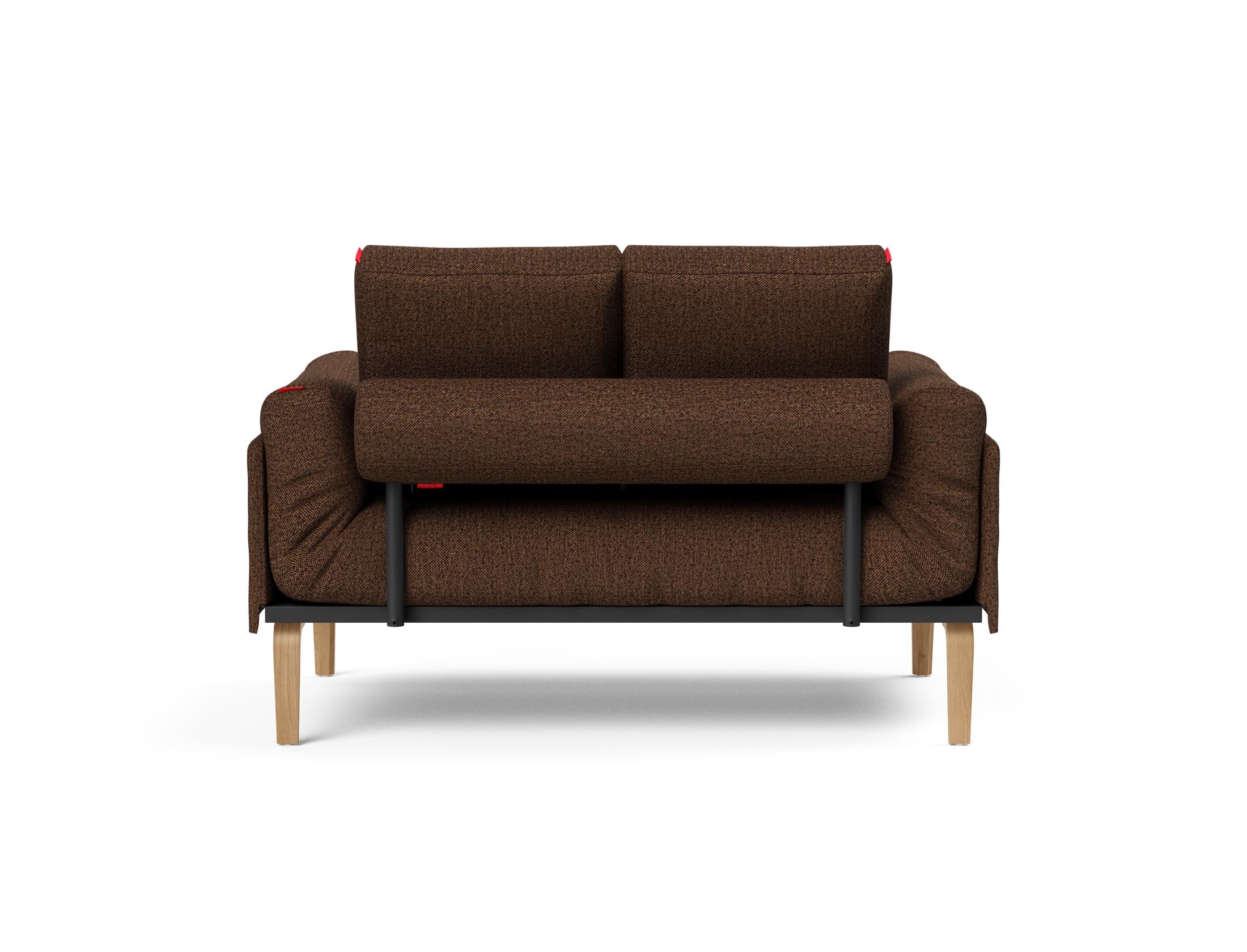 Entdecken Sie das Rollo Bow Klappsofa 80 von Innovation Living – ein flexibles Tagesbett, das modernes Design und höchsten Komfort für kleine Räume bietet.