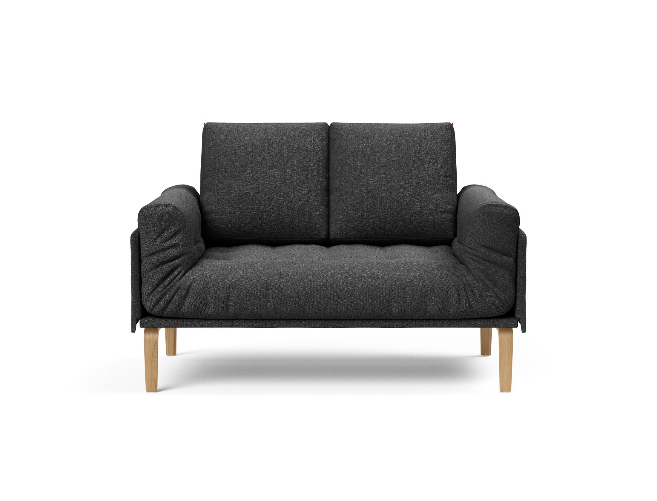 Entdecken Sie das Rollo Bow Klappsofa 80 von Innovation Living – ein elegantes, flexibles Sofa, das sich perfekt für kleine Räume eignet und höchsten Komfort bietet.