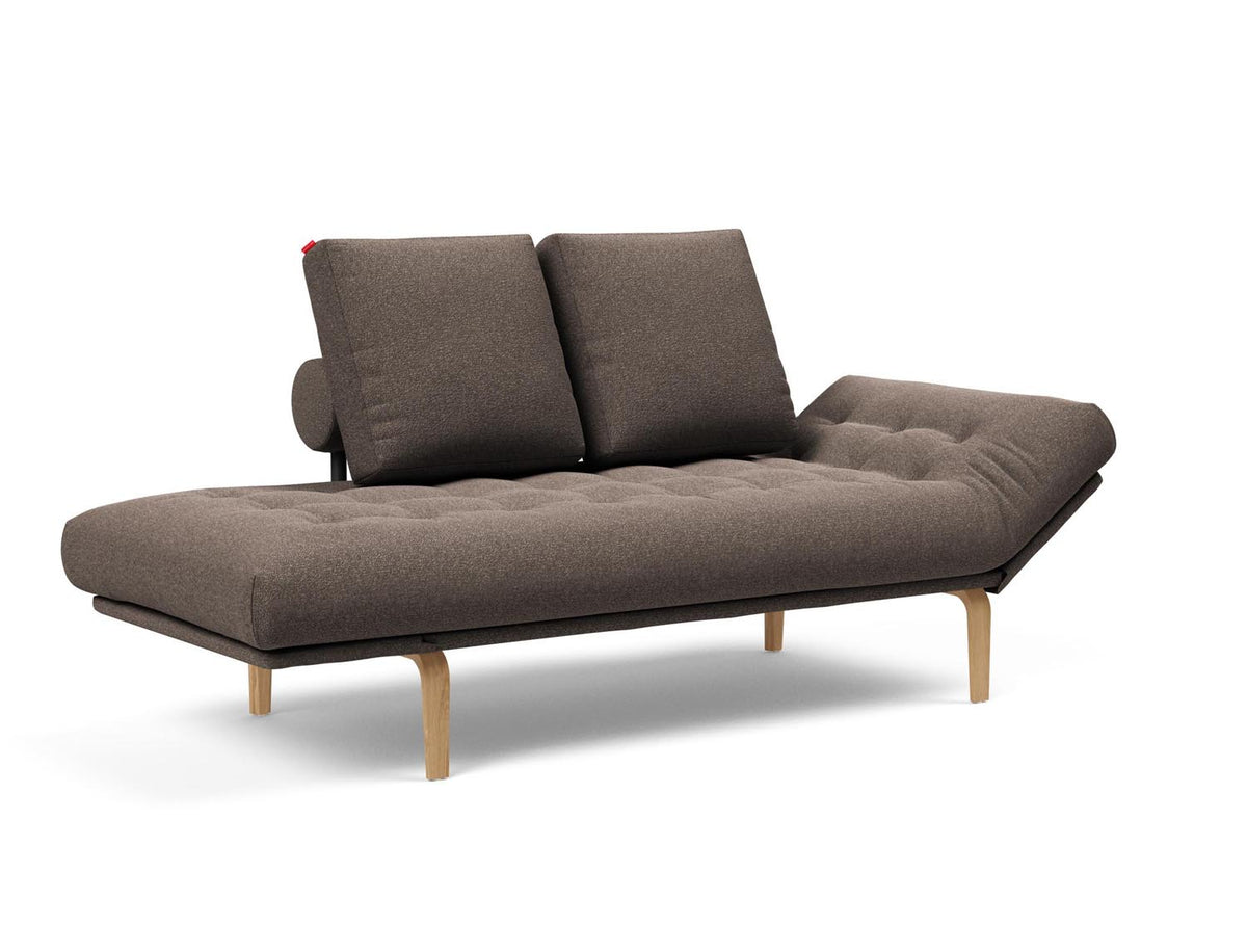 Rollo Bow Klappsofa 80 mit Gestellbezug Classic in 530 Bouclé Taupe präsentiert im Onlineshop von KAQTU Design AG. Bettsofa ist von Innovation Living
