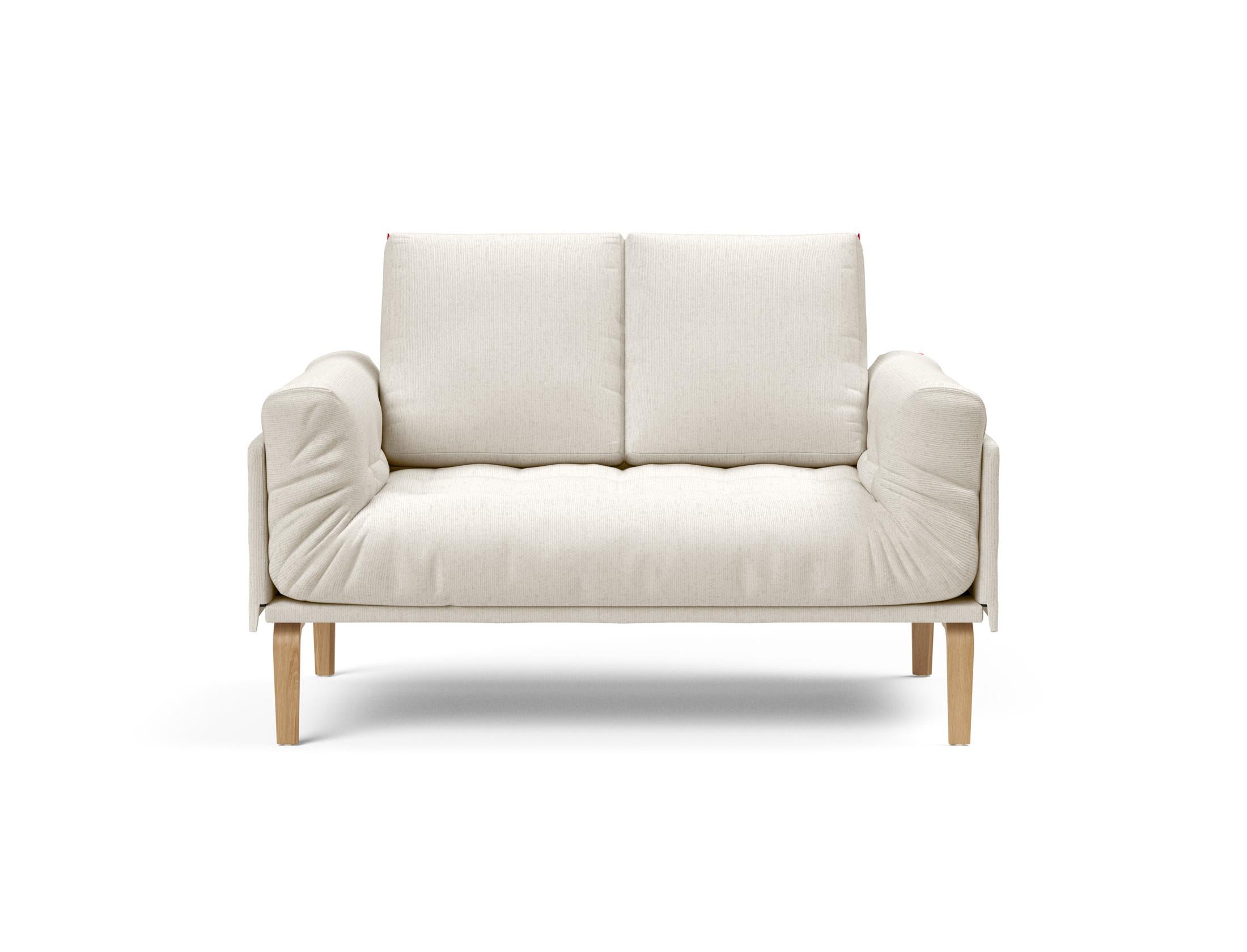 Erleben Sie das Rollo Bow Klappsofa 80 von Innovation Living – ein stilvolles, anpassbares Möbelstück, ideal für kompakte Wohnräume und optimalen Komfort.