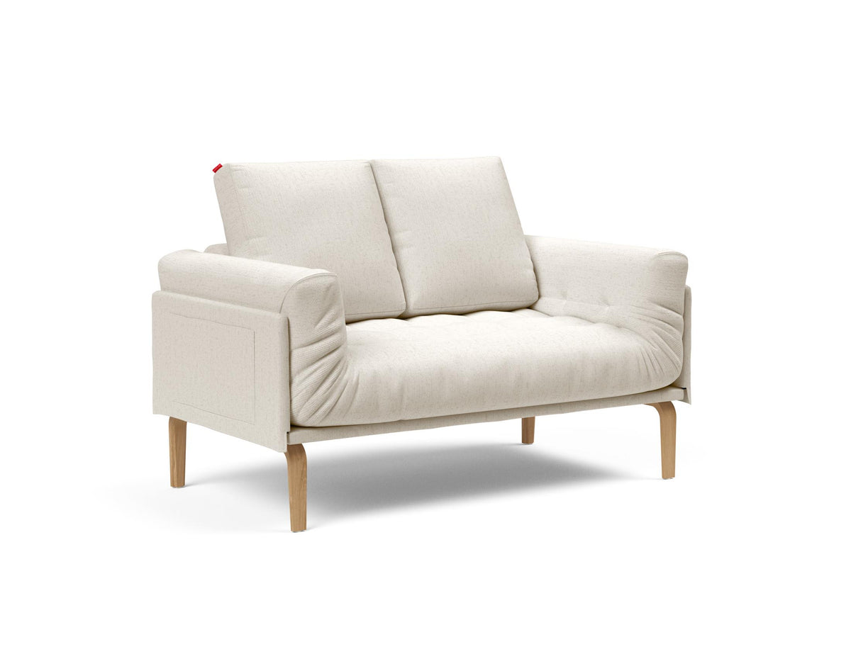 Rollo Bow Klappsofa 80 mit Gestellbezug Classic in 531 Bouclé Off White präsentiert im Onlineshop von KAQTU Design AG. Bettsofa ist von Innovation Living