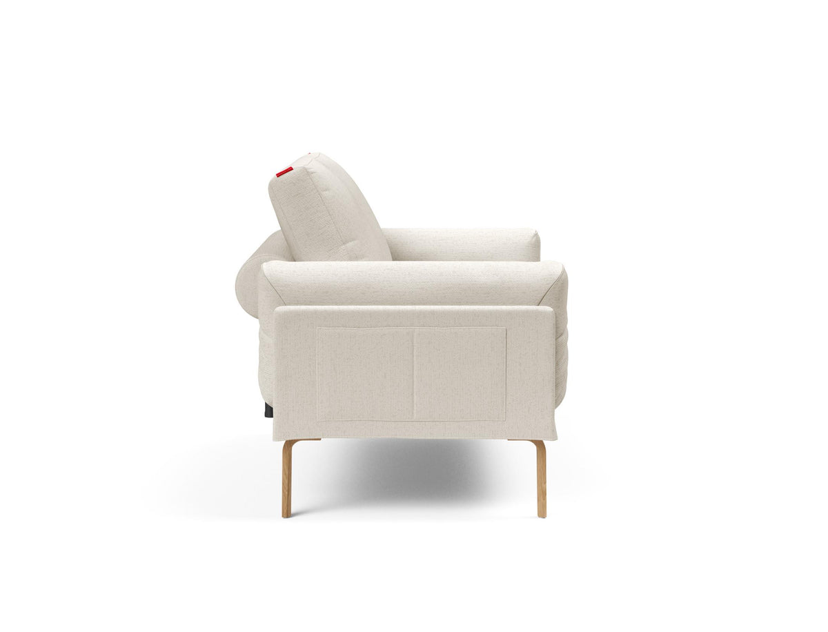 Rollo Bow Klappsofa 80 mit Gestellbezug Classic in 531 Bouclé Off White präsentiert im Onlineshop von KAQTU Design AG. Bettsofa ist von Innovation Living