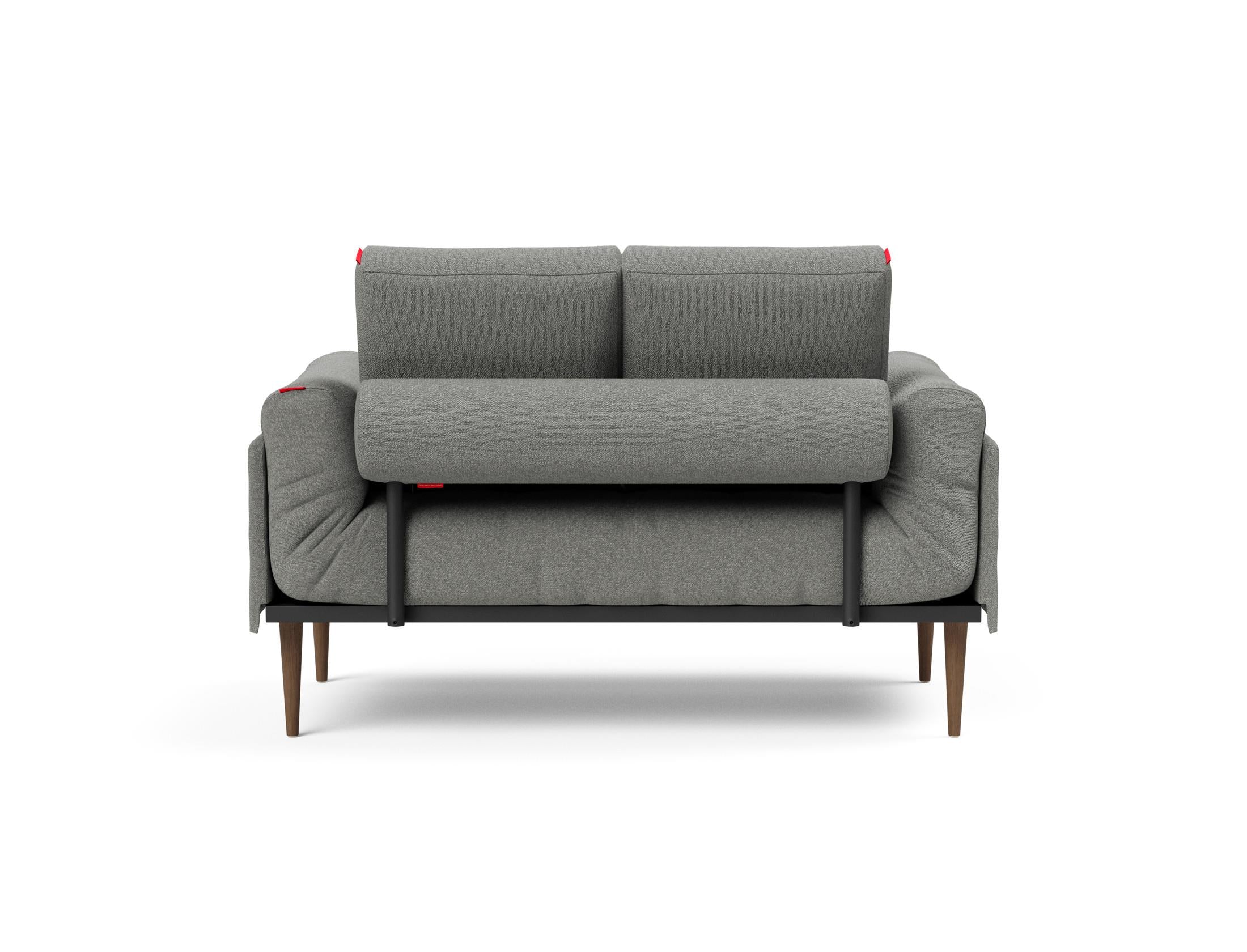 Entdecken Sie das Rollo Styletto Klappsofa 80 – ein elegantes, multifunktionales Sofa, das perfekten Komfort für kleine Wohnräume bietet.