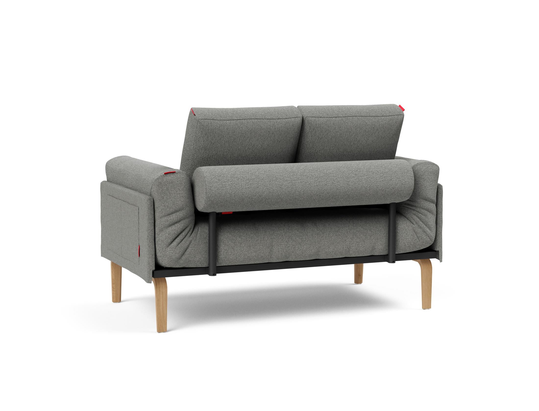 Erleben Sie das Rollo Bow Klappsofa 80 von Innovation Living – ein stilvolles, anpassbares Möbelstück, ideal für kompakte Wohnräume und optimalen Komfort.