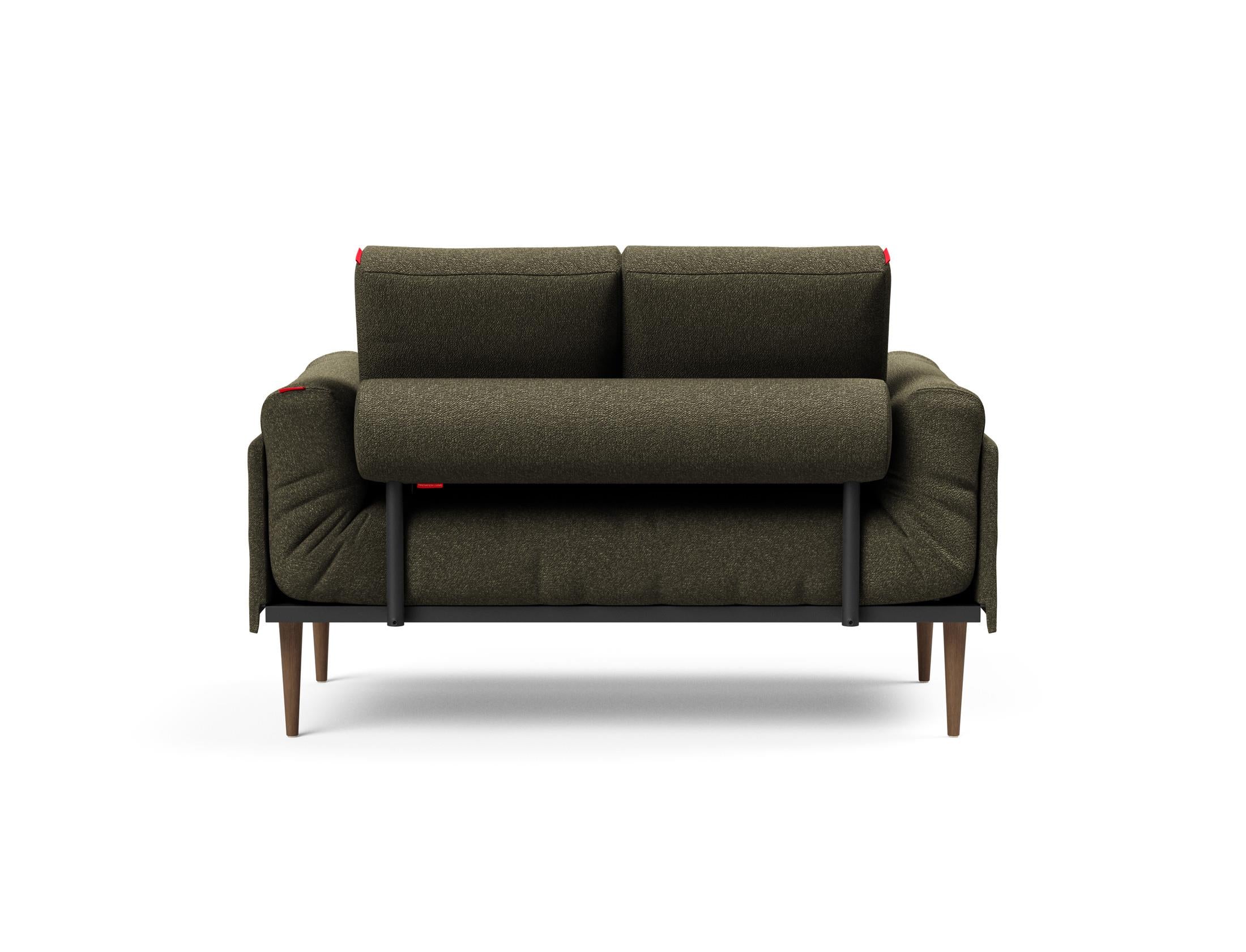 Entdecken Sie das Rollo Styletto Klappsofa 80 – ein elegantes, multifunktionales Sofa, das perfekten Komfort für kleine Wohnräume bietet.