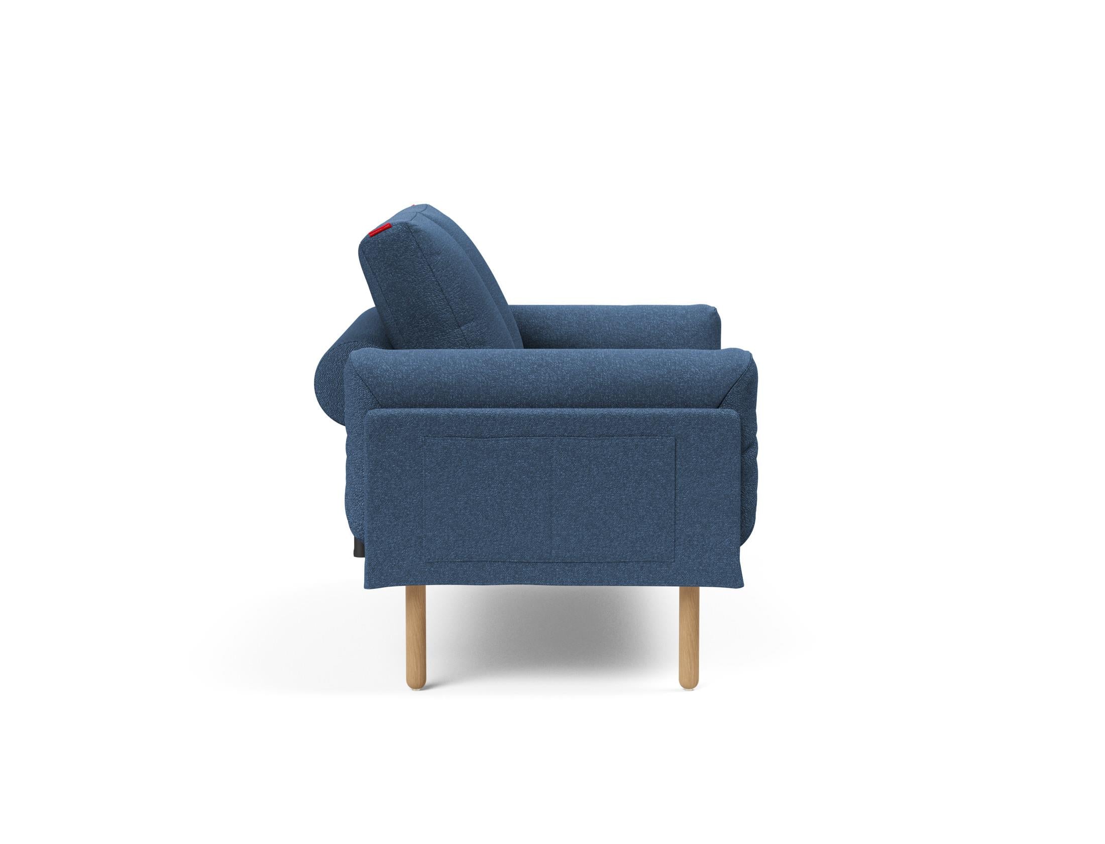 Erleben Sie das Rollo Stem Klappsofa 80 von Innovation Living – ein elegantes, flexibles Möbelstück, das Komfort und Stil für kompakte Wohnräume vereint.
