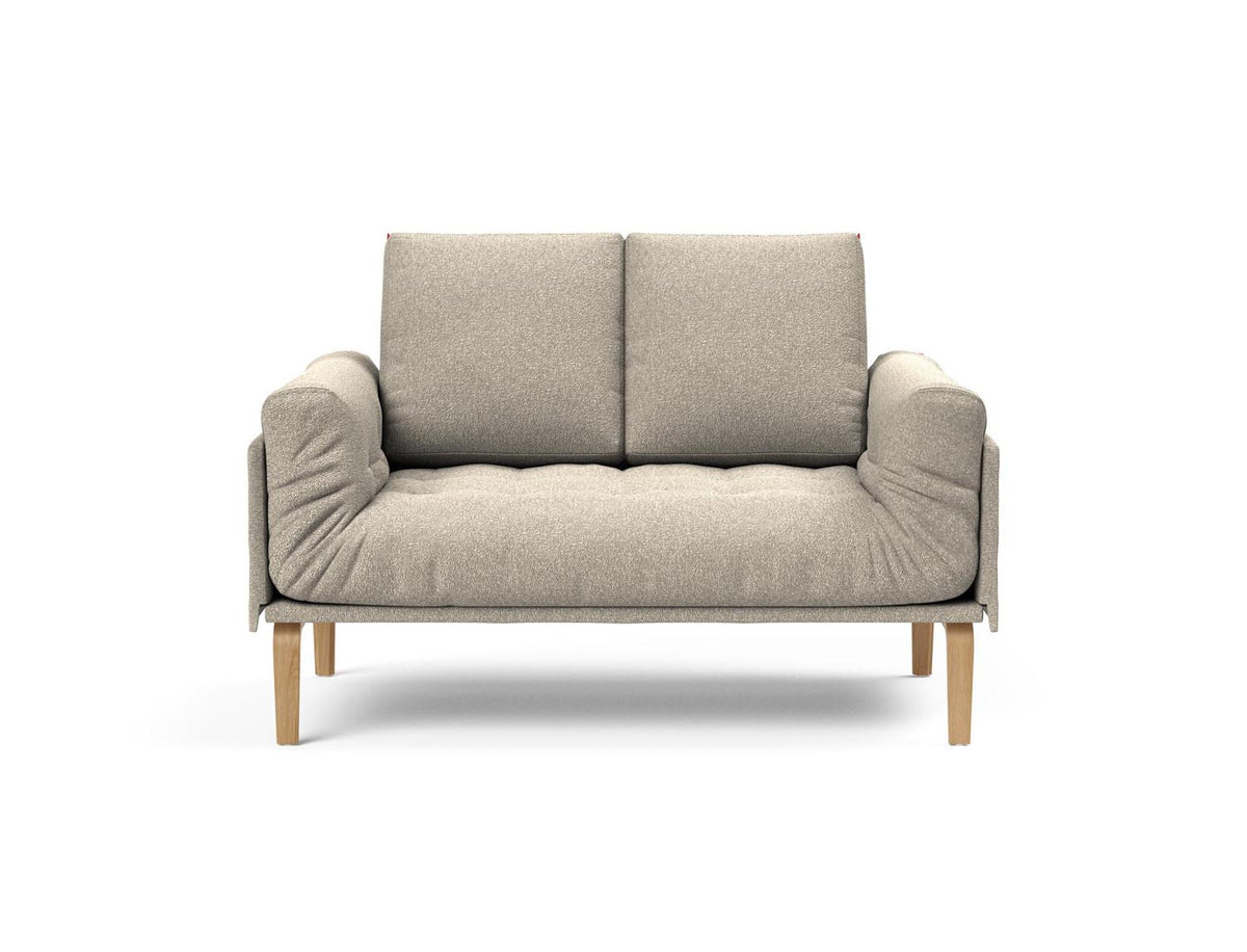 Rollo Bow Klappsofa 80 mit Gestellbezug Classic in 539 Bouclé Beige präsentiert im Onlineshop von KAQTU Design AG. Bettsofa ist von Innovation Living