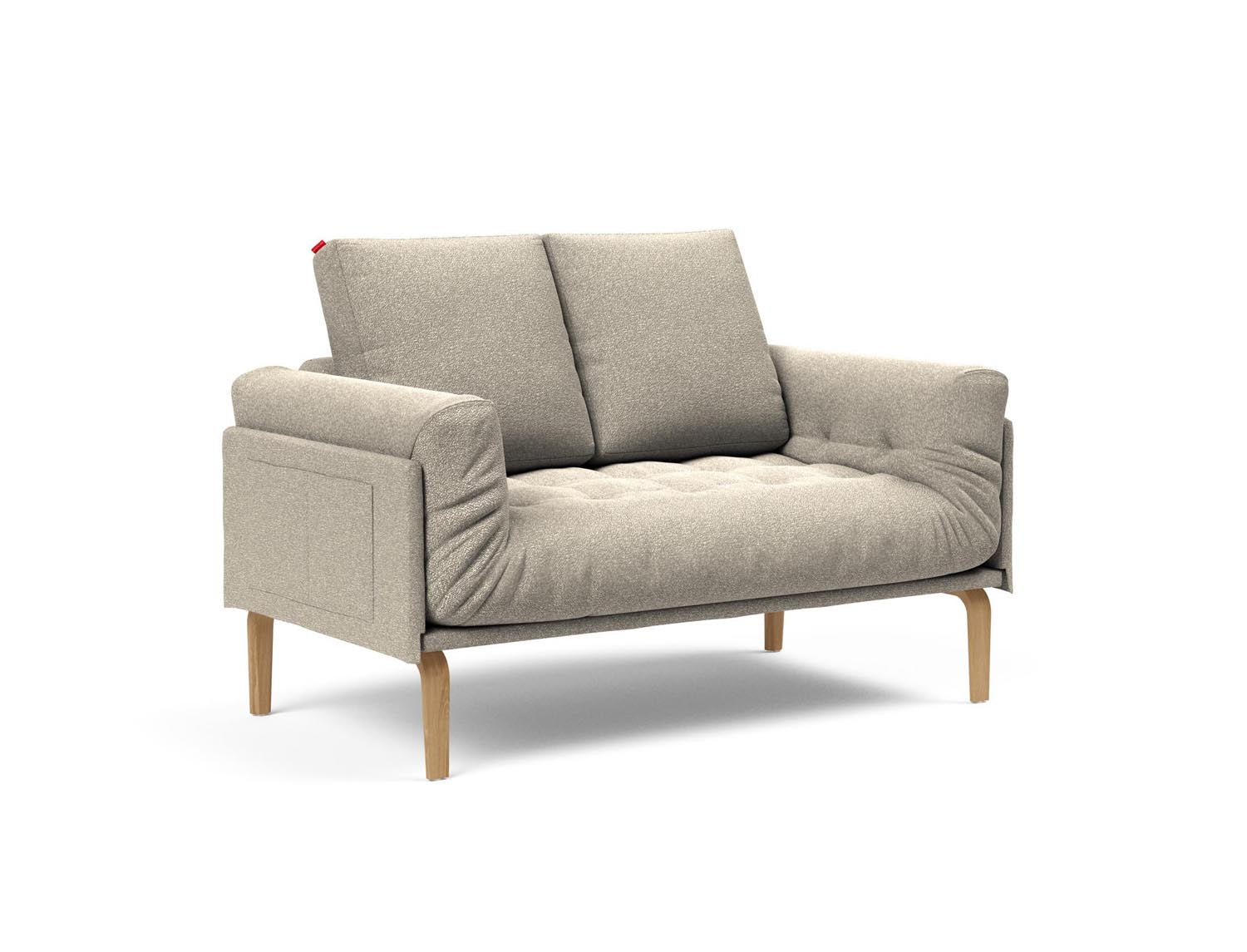 Erleben Sie das Rollo Bow Klappsofa 80 von Innovation Living – ein stilvolles, anpassbares Möbelstück, ideal für kompakte Wohnräume und optimalen Komfort.