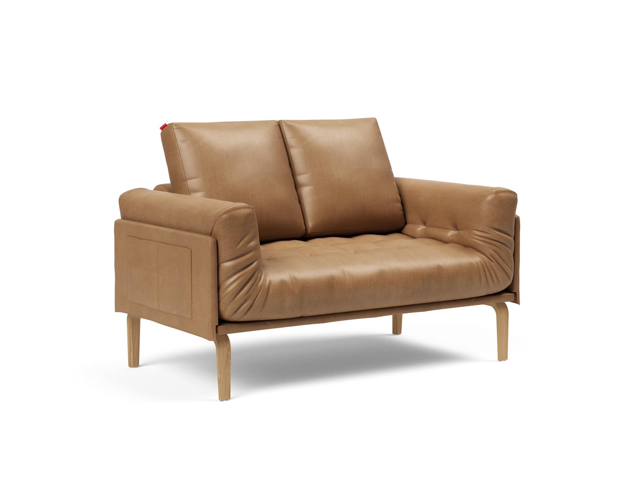 Entdecken Sie das Rollo Bow Klappsofa 80 von Innovation Living – ein elegantes, flexibles Sofa, das sich perfekt für kleine Räume eignet und höchsten Komfort bietet.