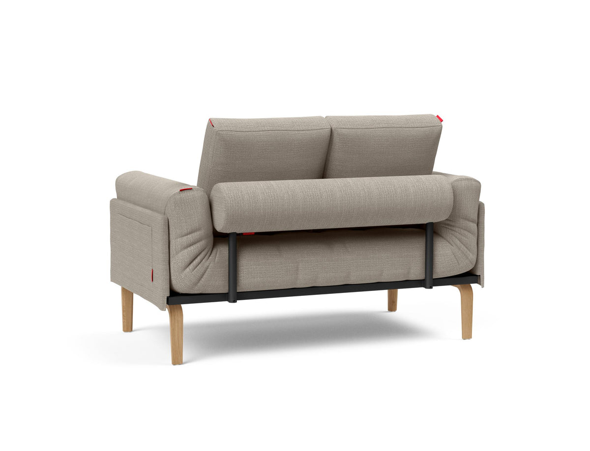 Rollo Bow Klappsofa 80 mit Gestellbezug Classic in 579 Kenya Gravel präsentiert im Onlineshop von KAQTU Design AG. Bettsofa ist von Innovation Living