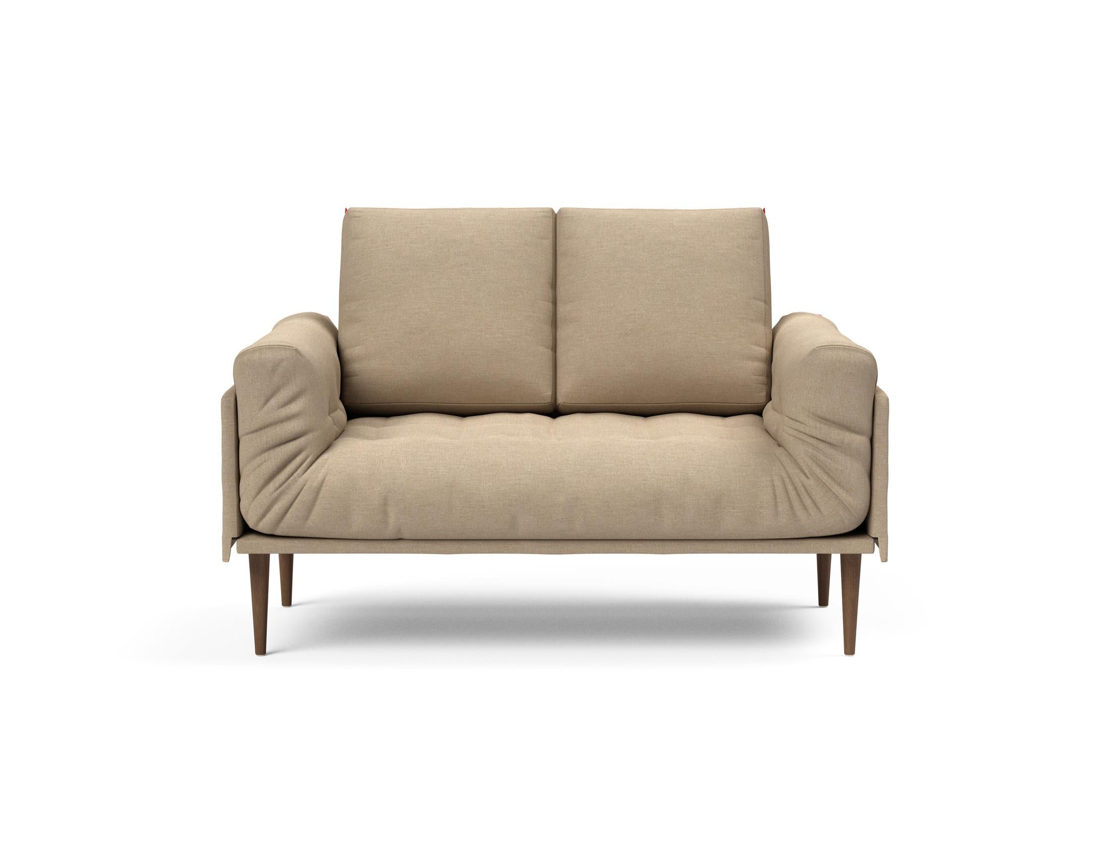 Entdecken Sie das Rollo Styletto Klappsofa 80 – ein elegantes, multifunktionales Sofa, das perfekten Komfort für kleine Wohnräume bietet.