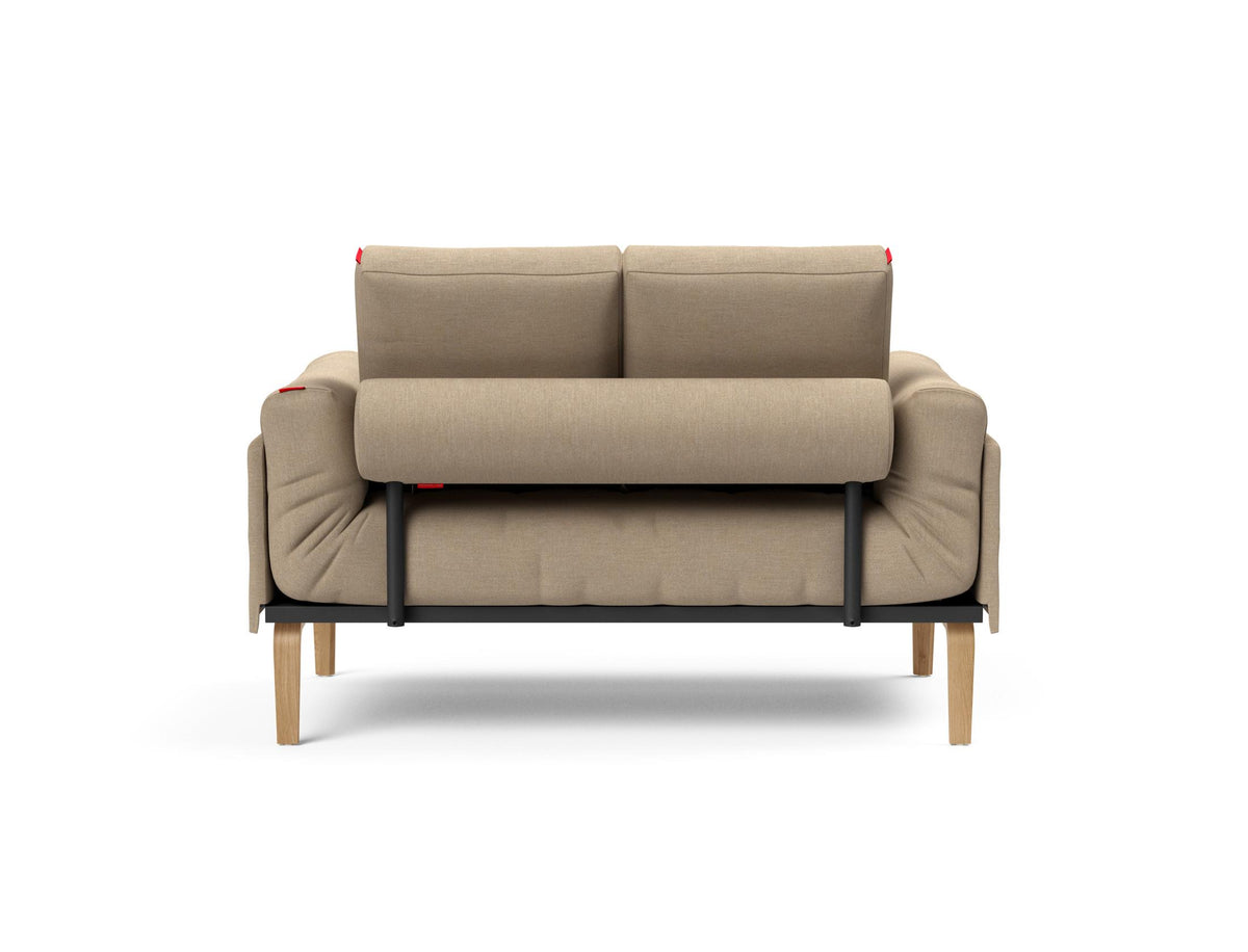 Rollo Bow Klappsofa 80 mit Gestellbezug Classic in 587 Phobos Mocha präsentiert im Onlineshop von KAQTU Design AG. Bettsofa ist von Innovation Living