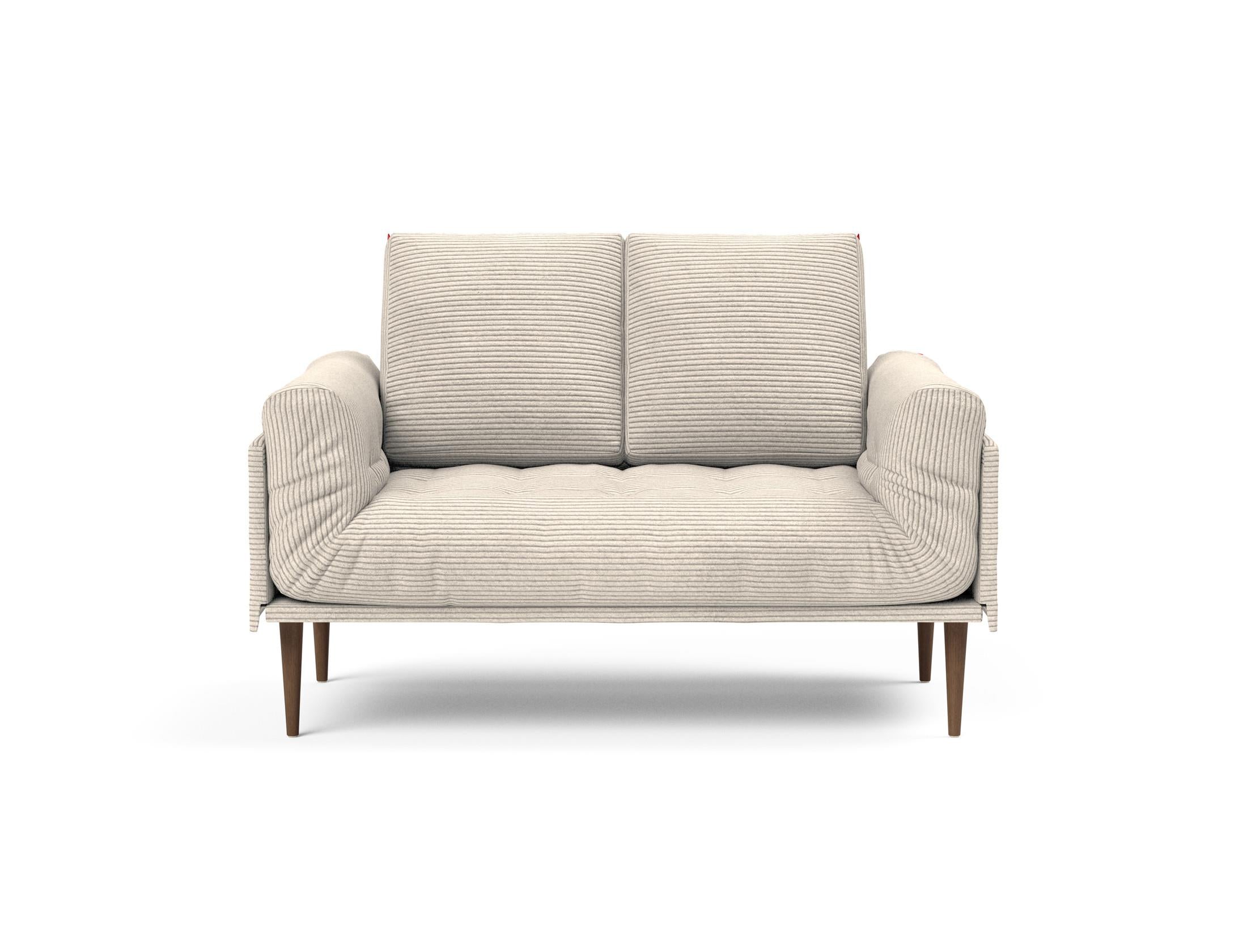 Entdecken Sie das Rollo Styletto Klappsofa 80 – ein elegantes, multifunktionales Sofa, das perfekten Komfort für kleine Wohnräume bietet.