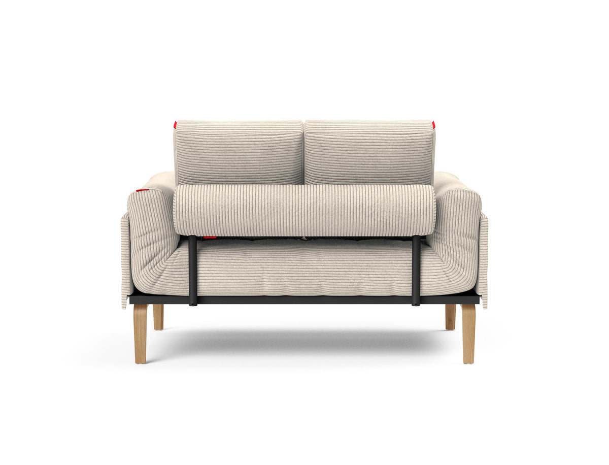 Rollo Bow Klappsofa 80 mit Gestellbezug Classic in 594 Corduroy Ivory präsentiert im Onlineshop von KAQTU Design AG. Bettsofa ist von Innovation Living