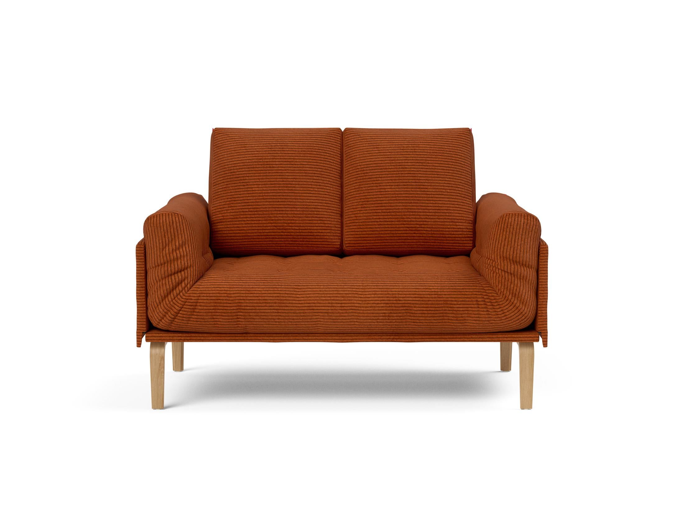 Entdecken Sie das Rollo Bow Klappsofa 80 von Innovation Living – ein elegantes, flexibles Sofa, das sich perfekt für kleine Räume eignet und höchsten Komfort bietet.