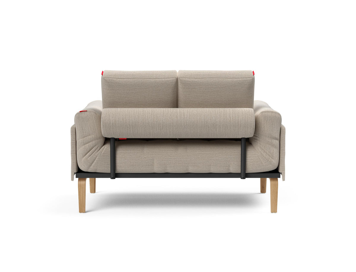 Rollo Bow Klappsofa 80 mit Gestellbezug Classic in 612 Blida Sand Grey präsentiert im Onlineshop von KAQTU Design AG. Bettsofa ist von Innovation Living
