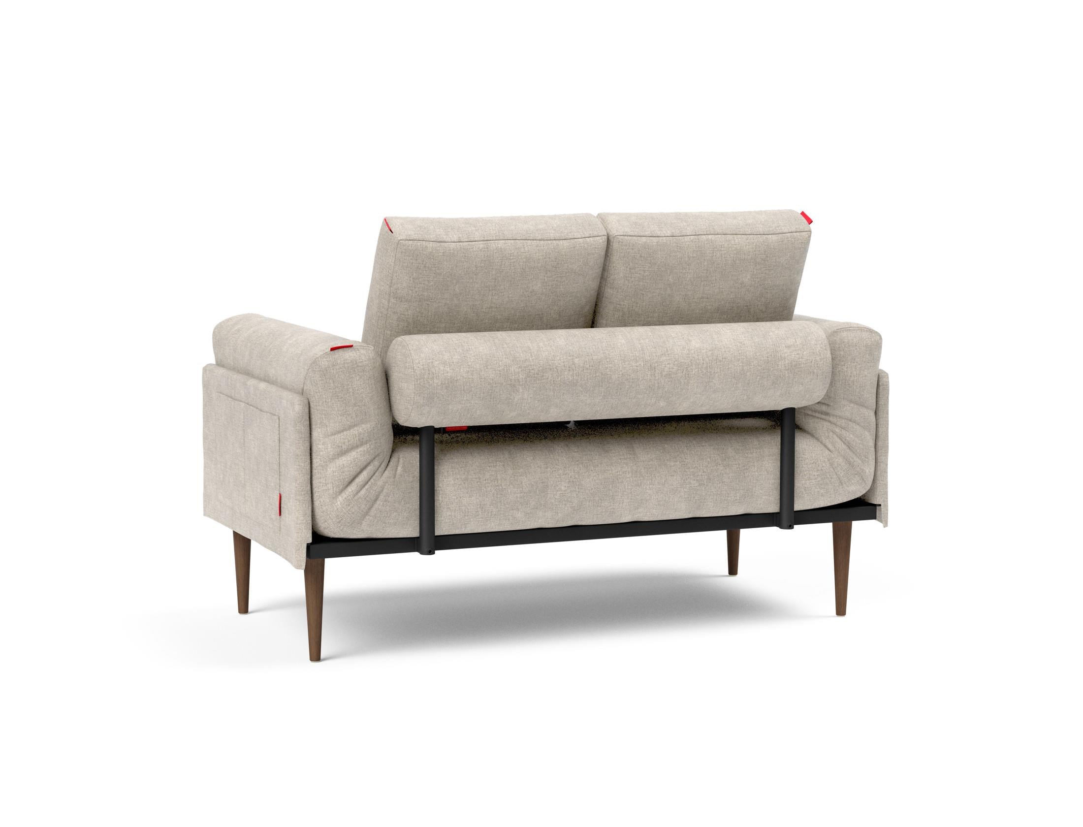 Erleben Sie das Rollo Styletto Klappsofa 80 von Innovation Living – ein elegantes, multifunktionales Möbelstück, ideal für kompakte Wohnräume.