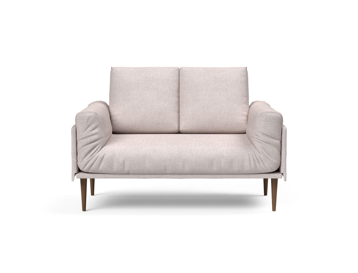Rollo Styletto Klappsofa 80 mit Cover und Gestellbezug Classic in 300 Weda Sand präsentiert im Onlineshop von KAQTU Design AG. Bettsofa ist von Innovation Living