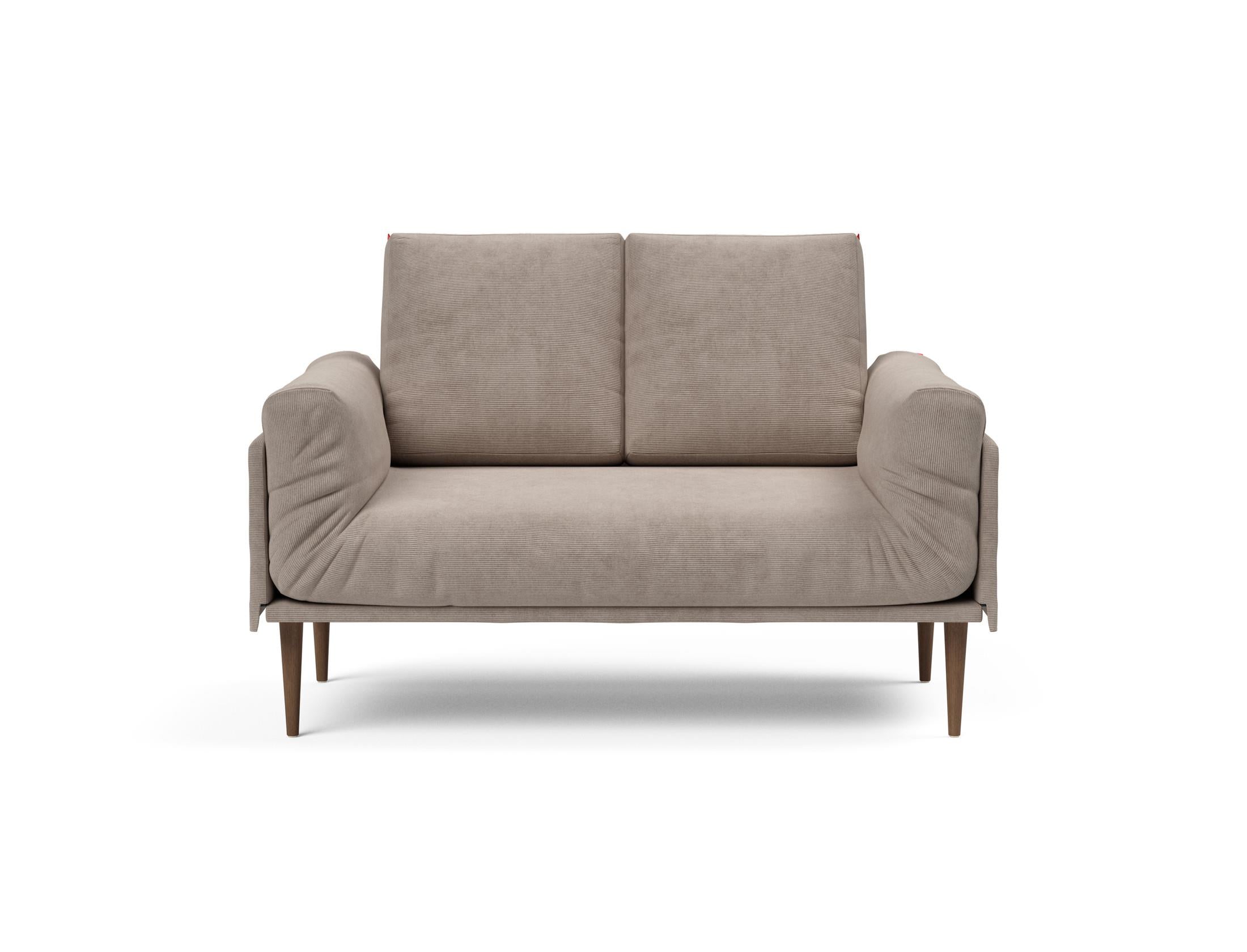 Erleben Sie das Rollo Styletto Klappsofa 80 von Innovation Living – ein elegantes, multifunktionales Möbelstück, ideal für kompakte Wohnräume.