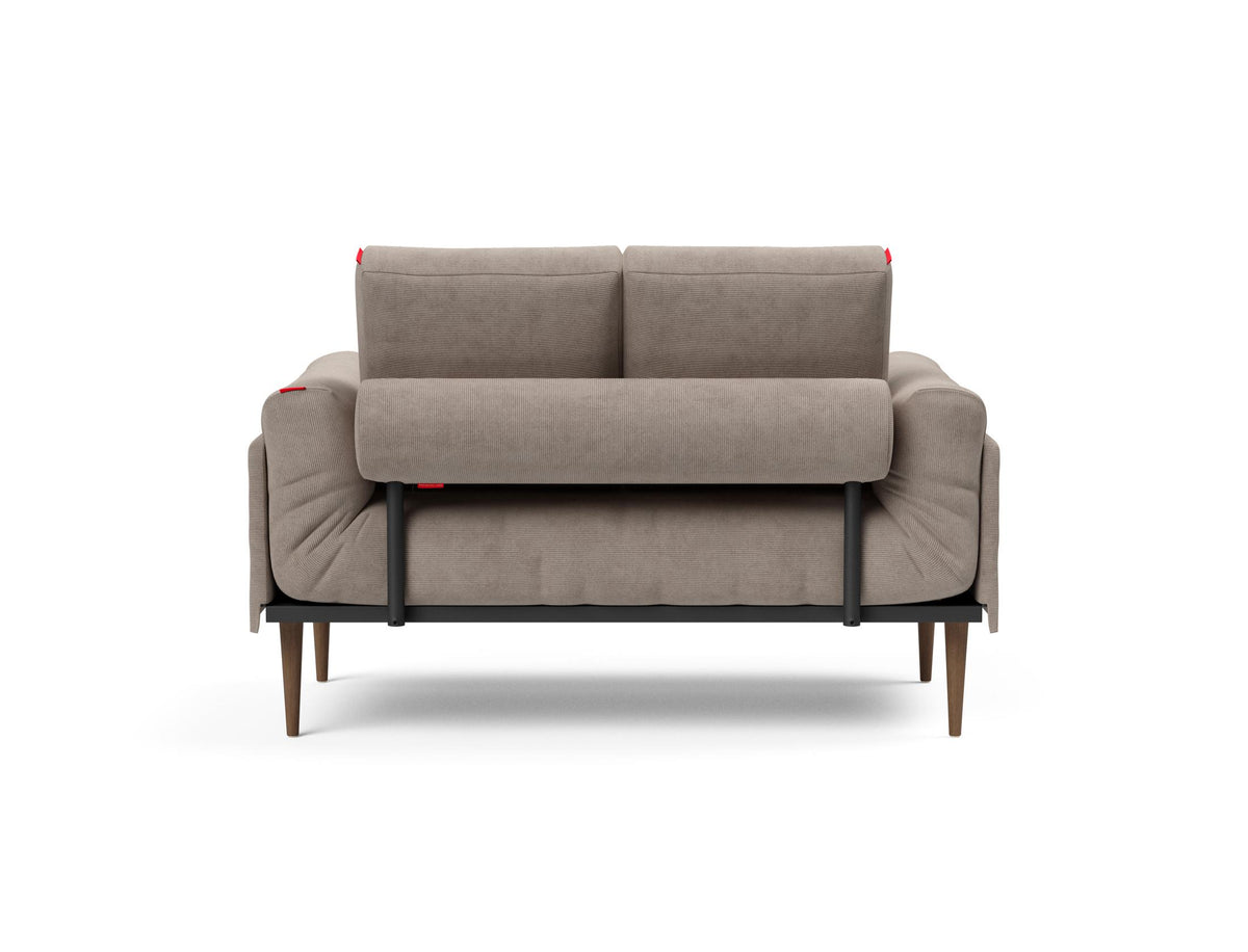 Rollo Styletto Klappsofa 80 mit Cover und Gestellbezug Classic in 318 Cordufine Beige präsentiert im Onlineshop von KAQTU Design AG. Bettsofa ist von Innovation Living