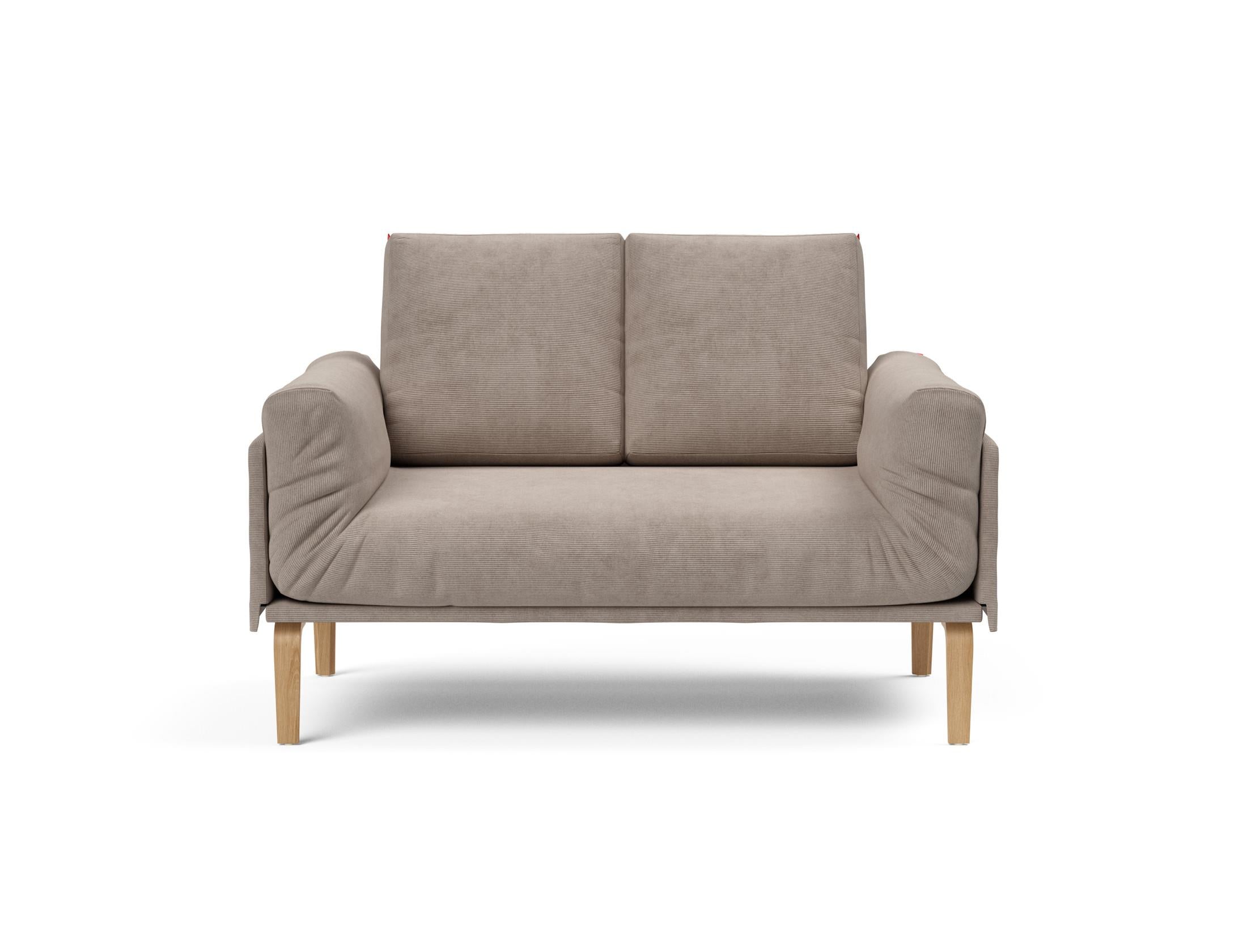 Entdecken Sie das Rollo Bow Klappsofa 80 von Innovation Living – ein stilvolles, multifunktionales Möbelstück, das Komfort und Anpassungsfähigkeit vereint.