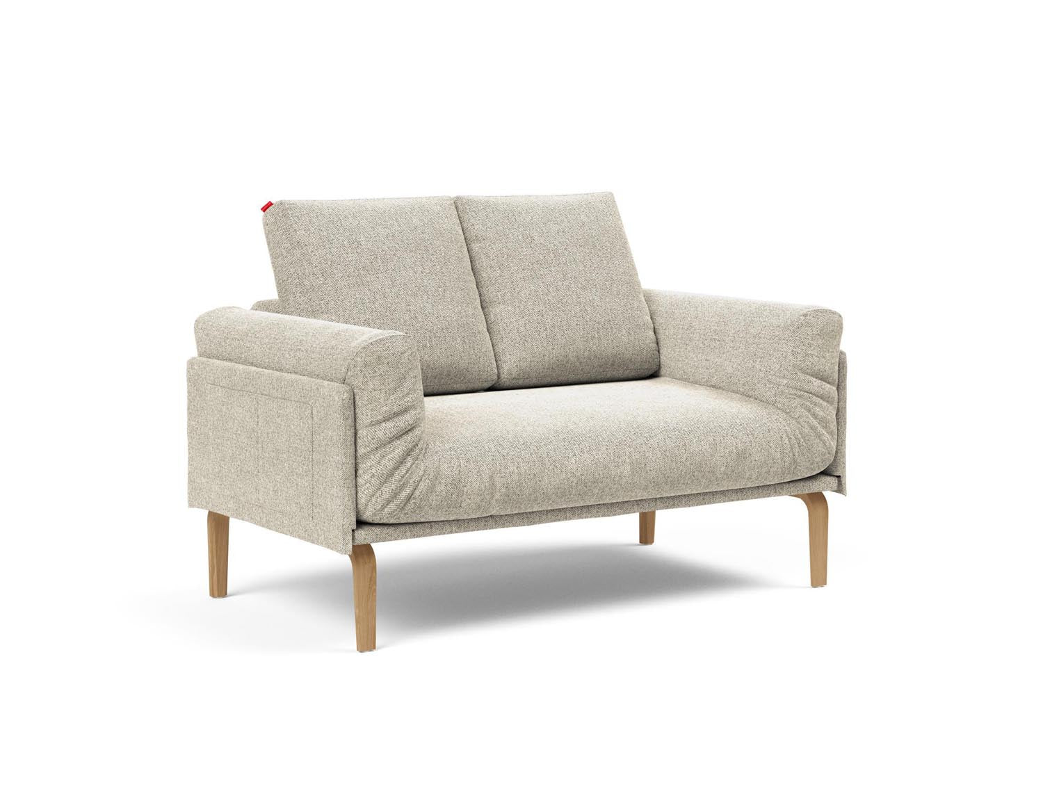 Erleben Sie das Rollo Bow Klappsofa 80 von Innovation Living – ein elegantes, flexibles Sofa für kleine Räume, das Komfort und Stil vereint.