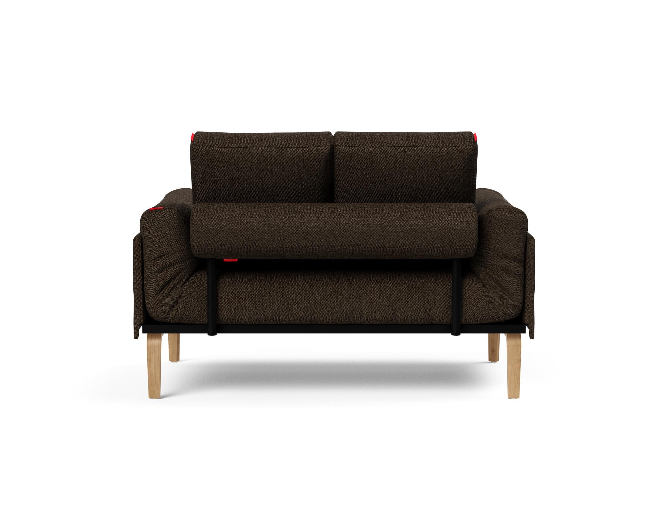Entdecken Sie das Rollo Bow Klappsofa 80 von Innovation Living – ein vielseitiges Möbelstück, das Stil, Komfort und Funktionalität für kompakte Wohnräume bietet.